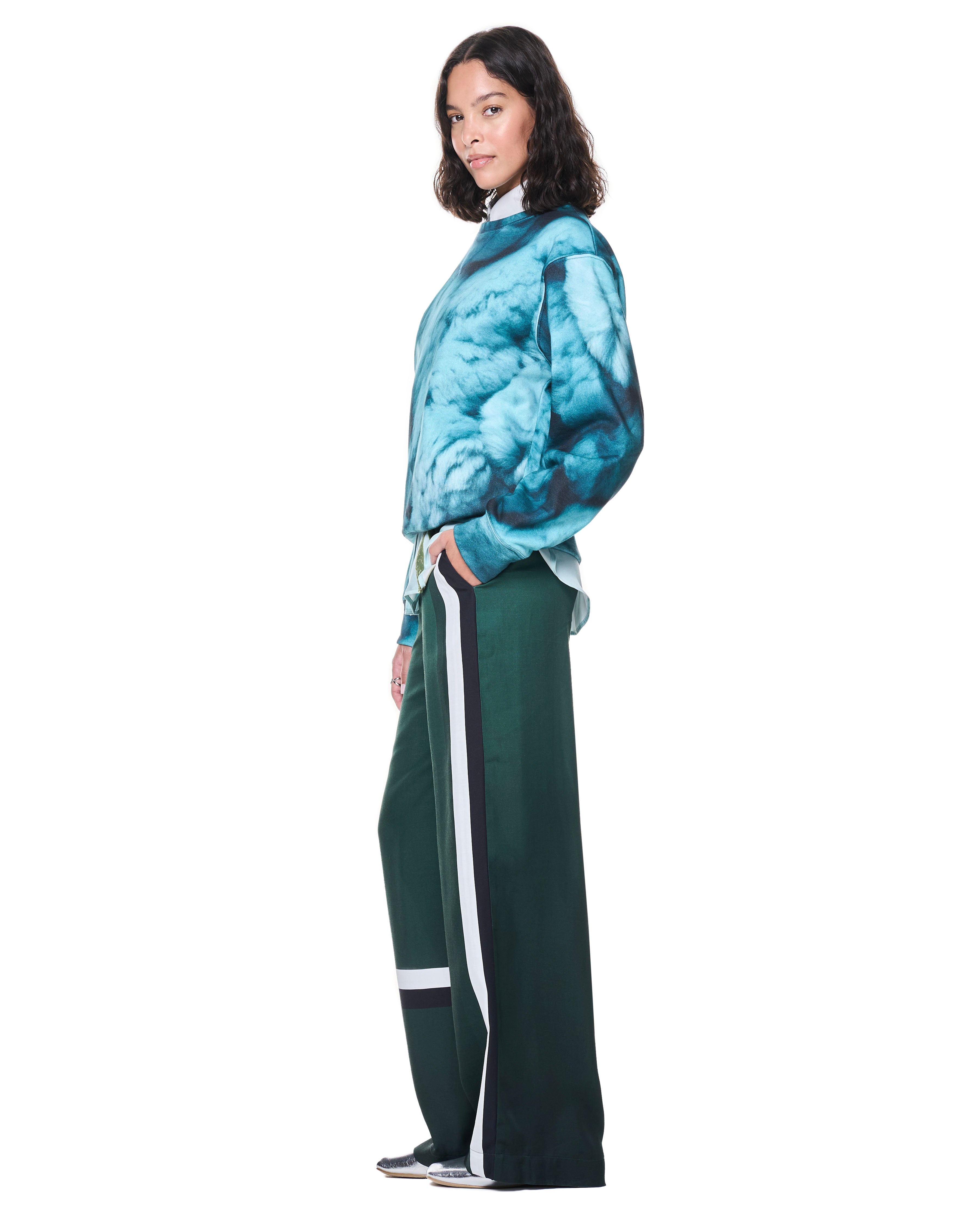 JJ Sweatshirt | Blue Puffs