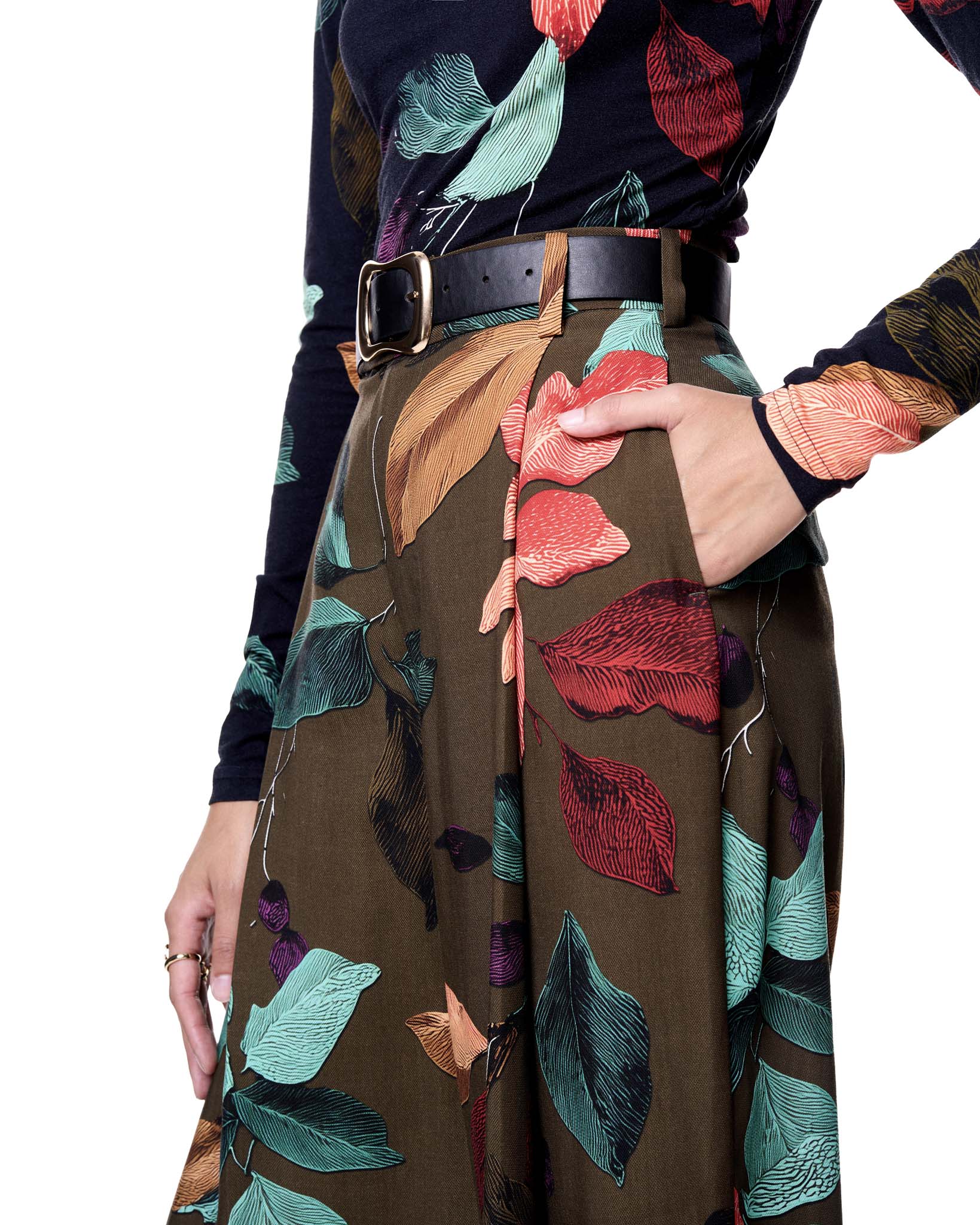 Frankie Trouser | Olive Harvest Florals
