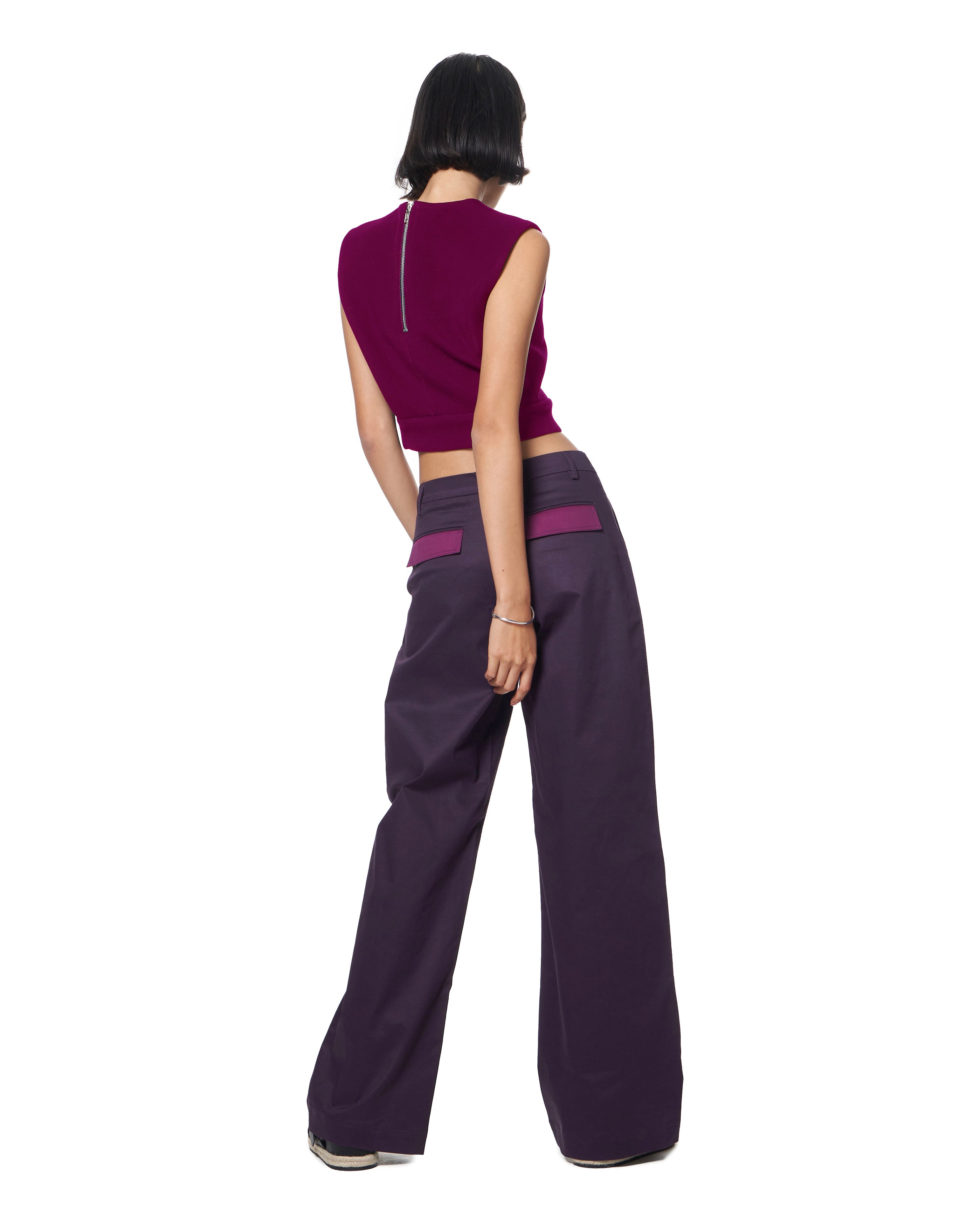 Tracee Pant | Eggplant