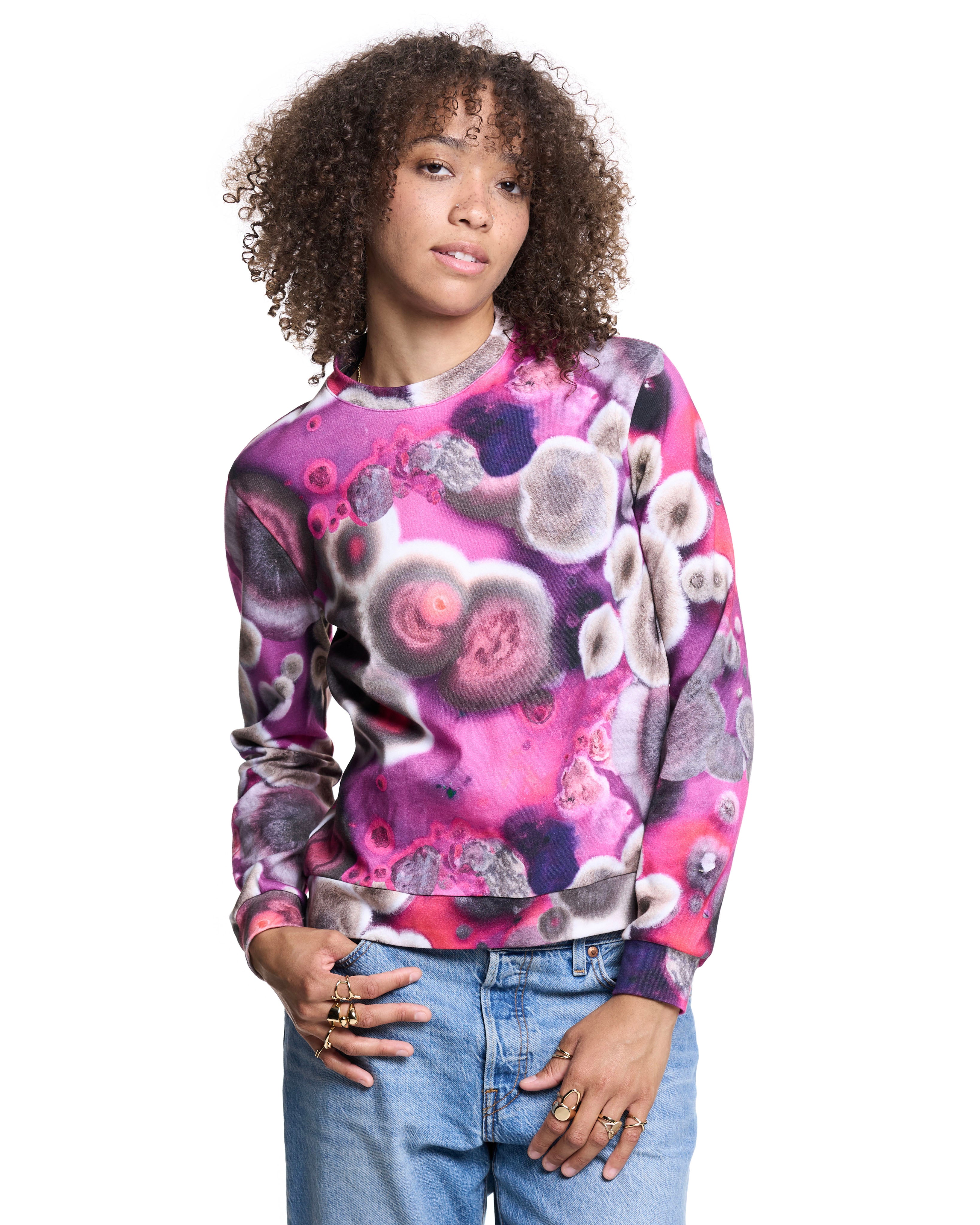thekitnyc The Kit. Rumi Sweatshirt Purple Aspergillus M