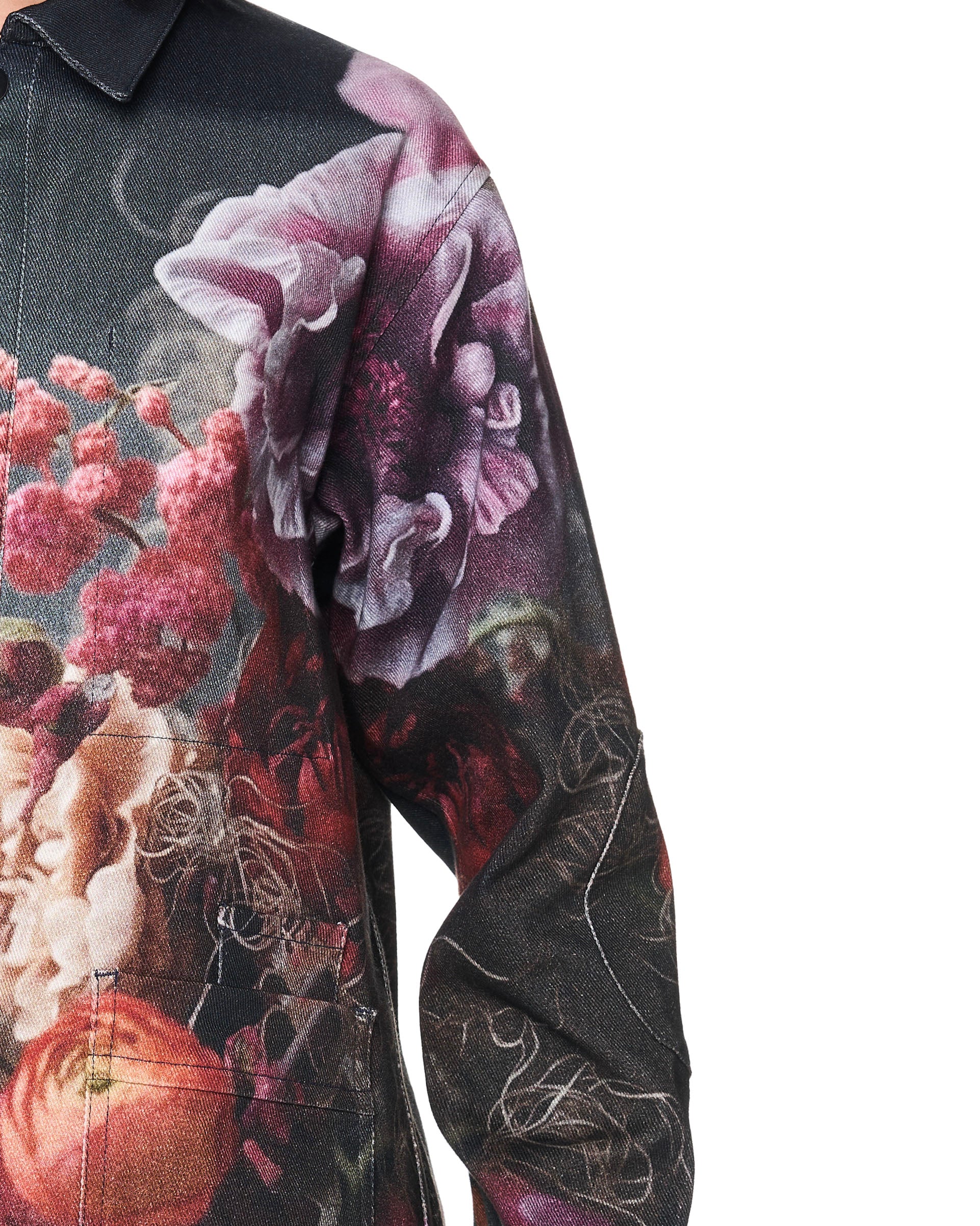 Painter's Jacket | Stormy Blossoms