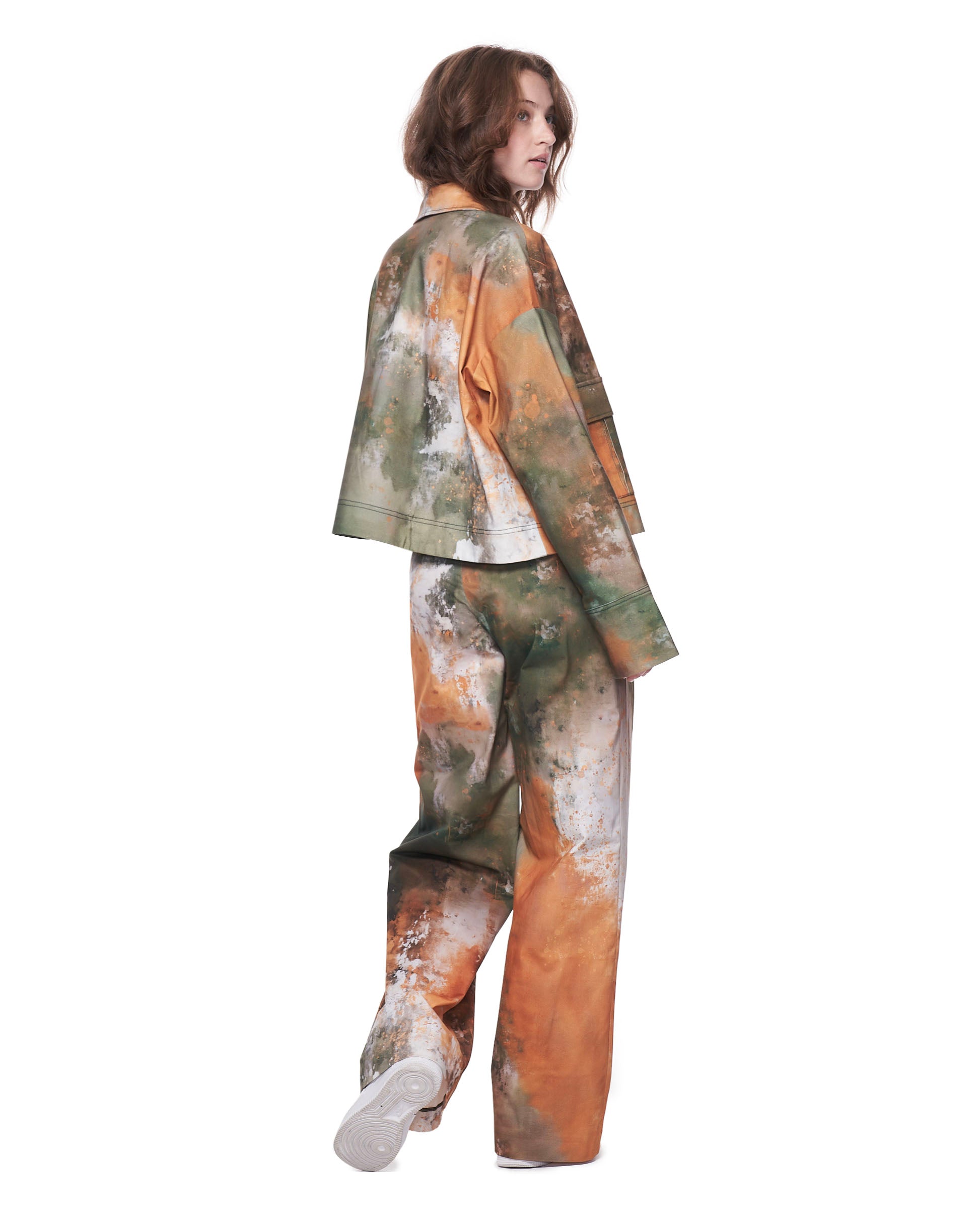 Leigh Trouser | Olive Mural