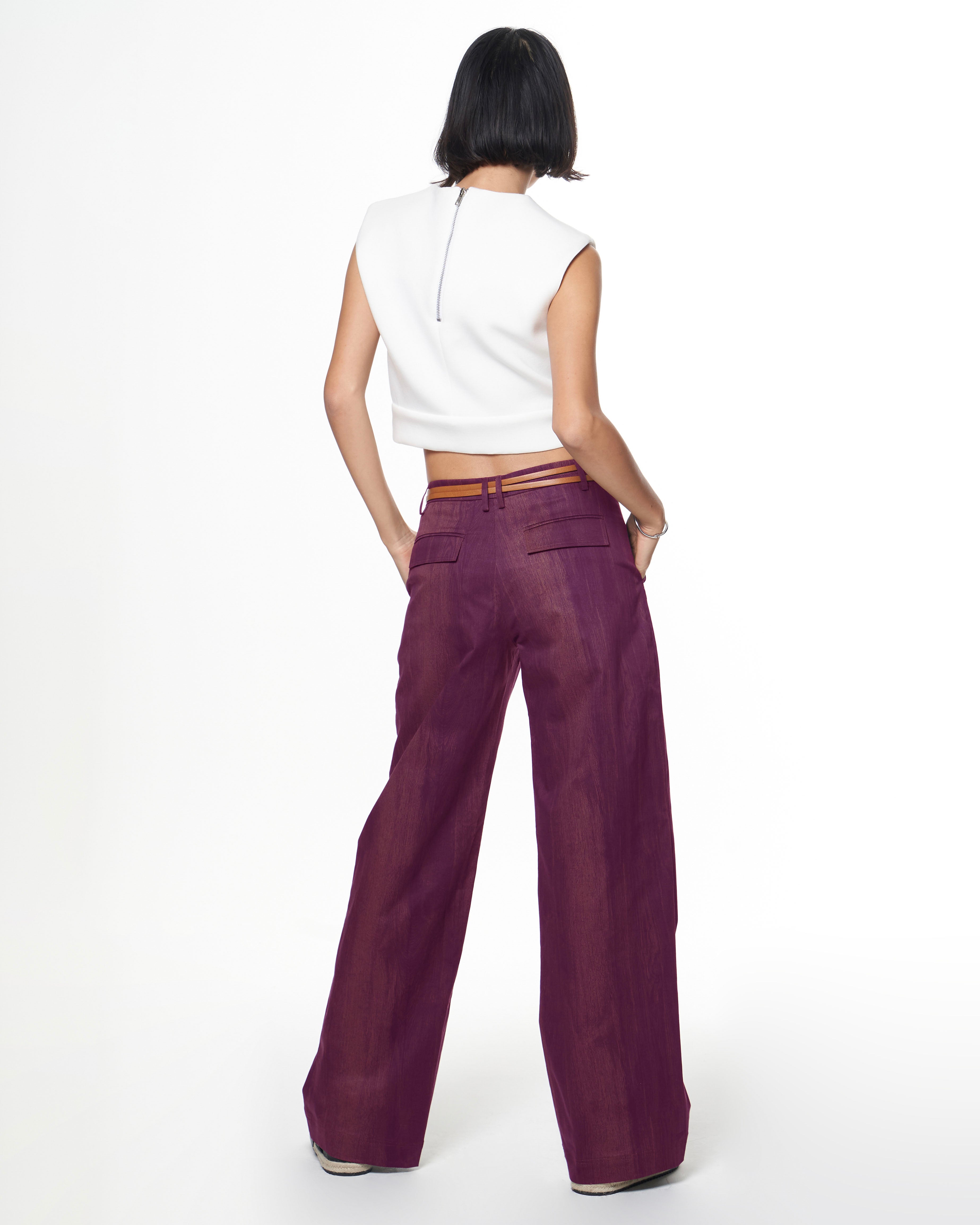 Tracee Pant | Merlot Grain