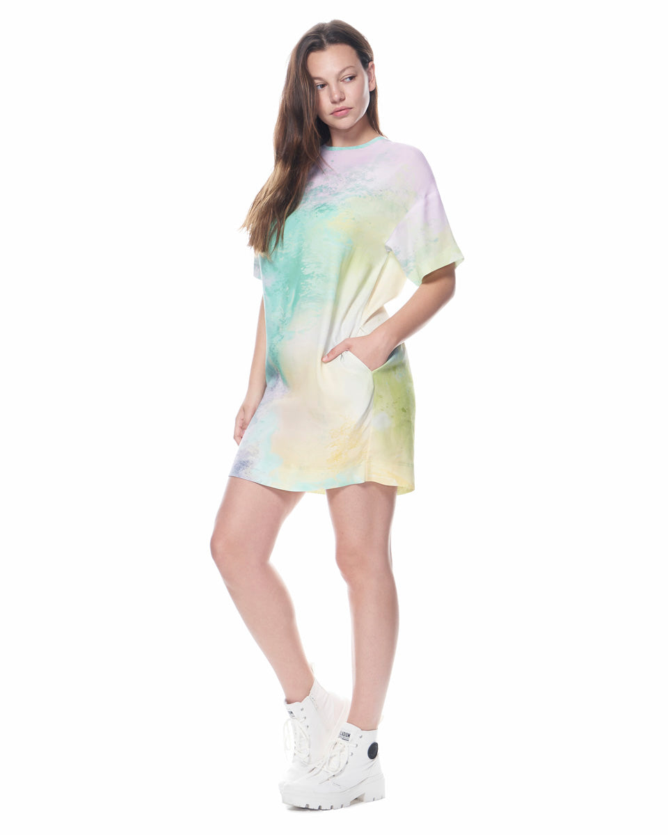 Maya Dress | Pastel Fog