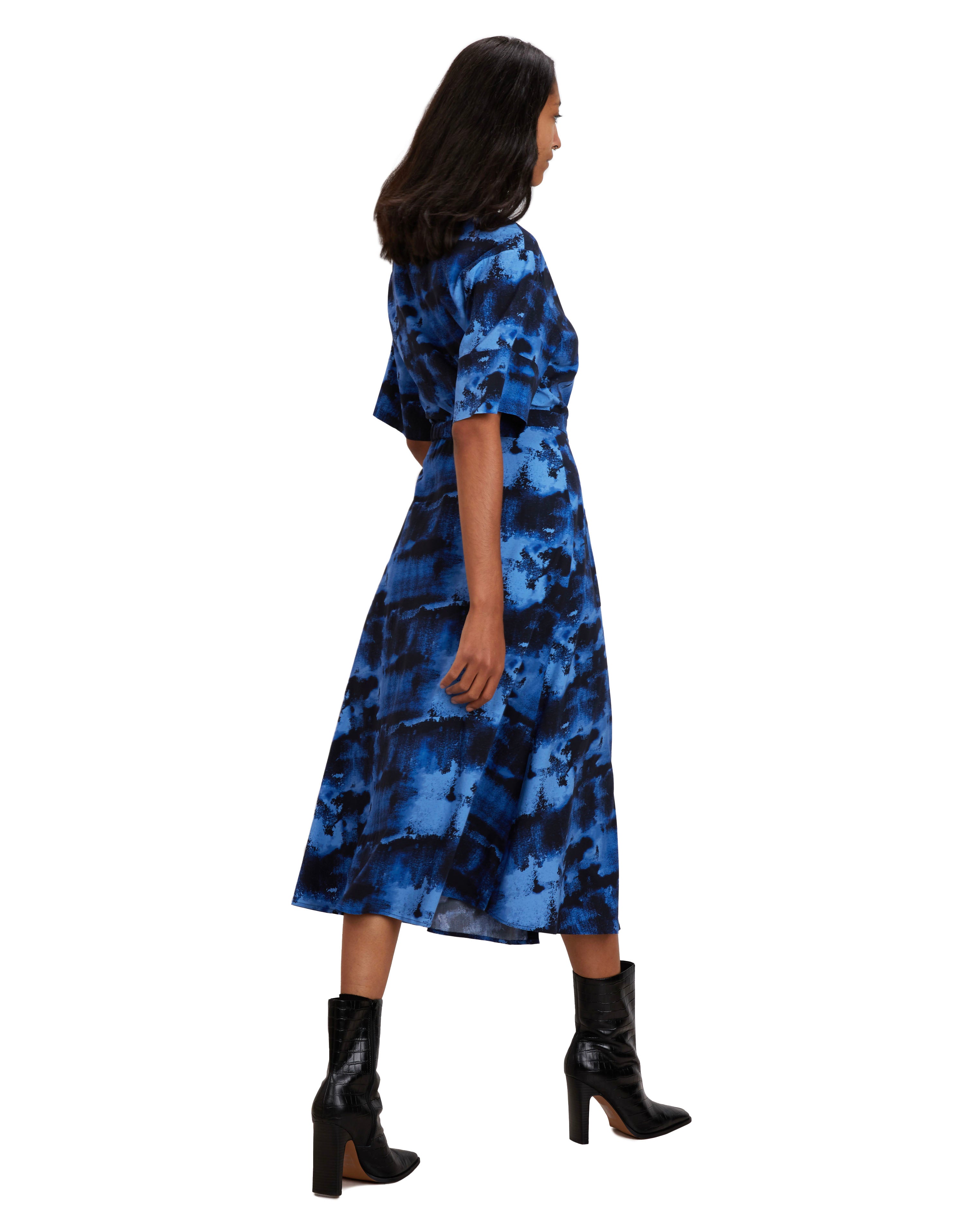 Cobie Shirtdress | Indigo Ink