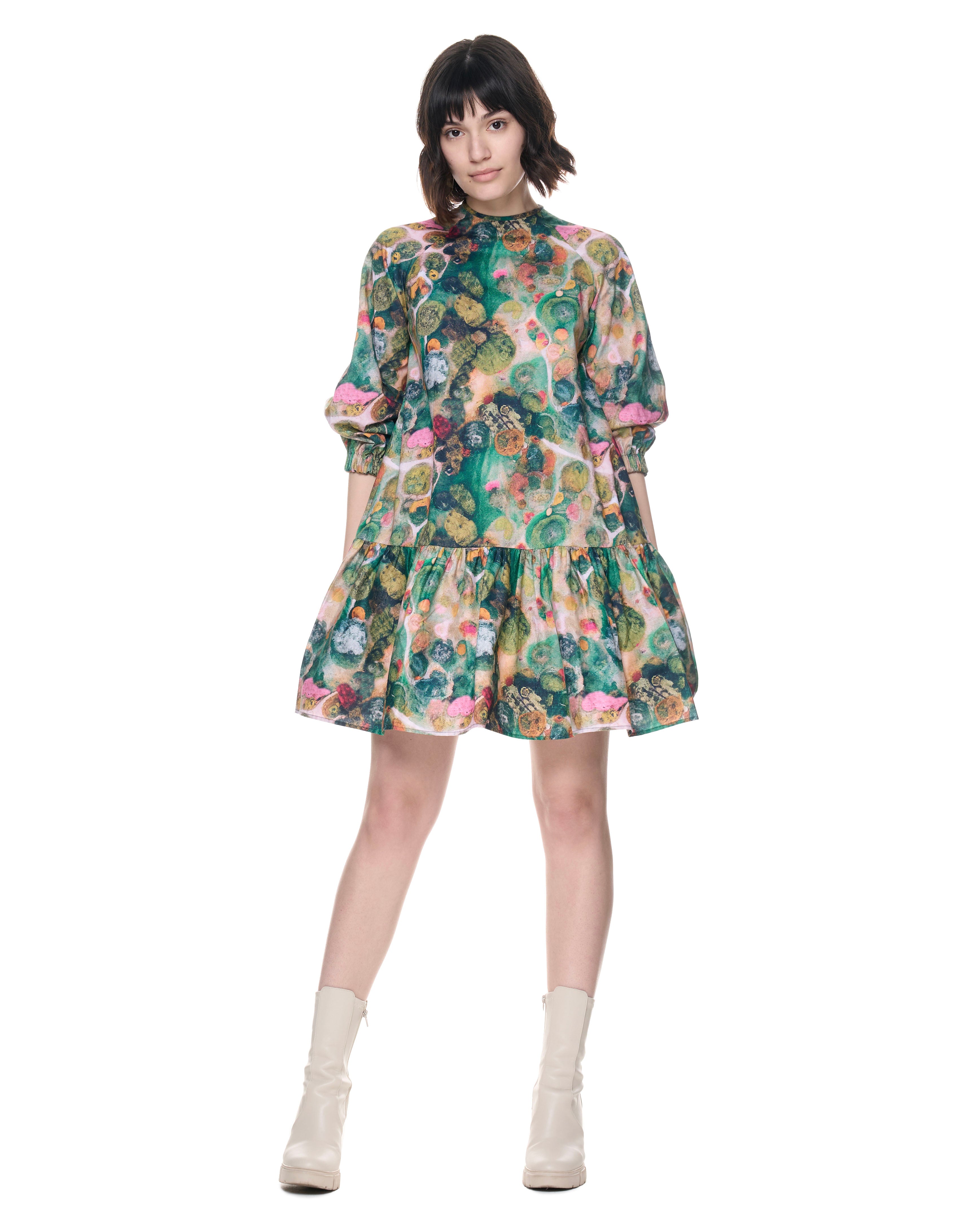 Jojo Dress | Green Aspergillus | thekitnyc THE KIT. Jojo Dress | Green Aspergillus | thekitnyc THE KIT.