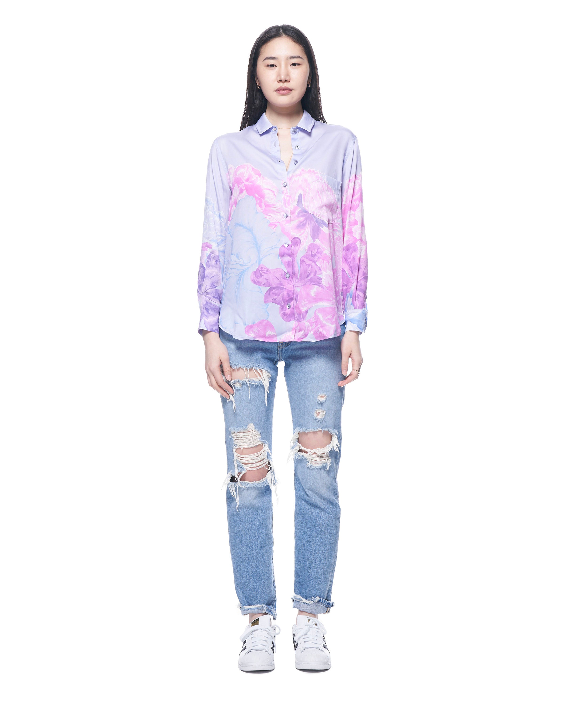 Zoe Shirt | Lilac Iris