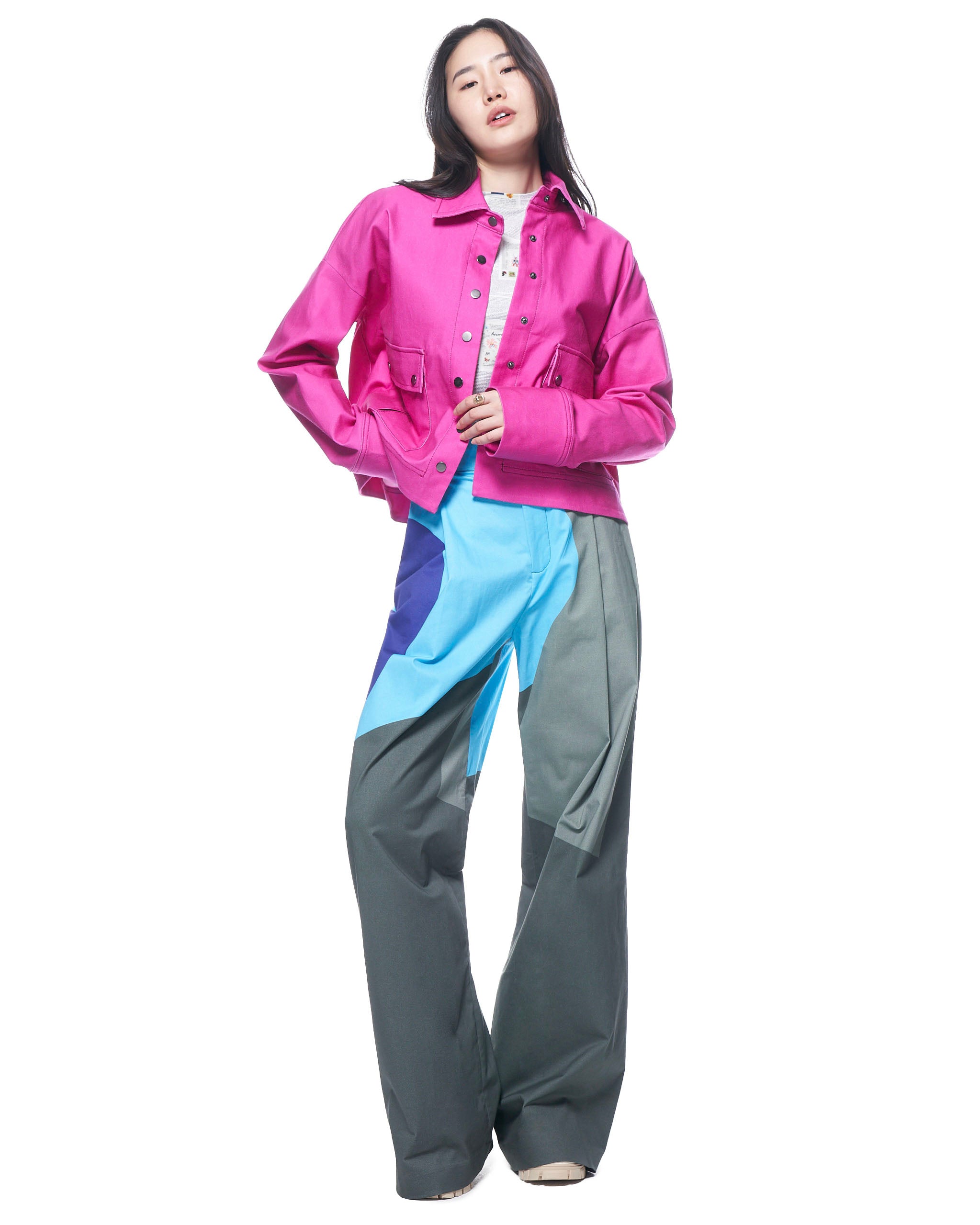 Leigh Trouser | Basil Cut Paper