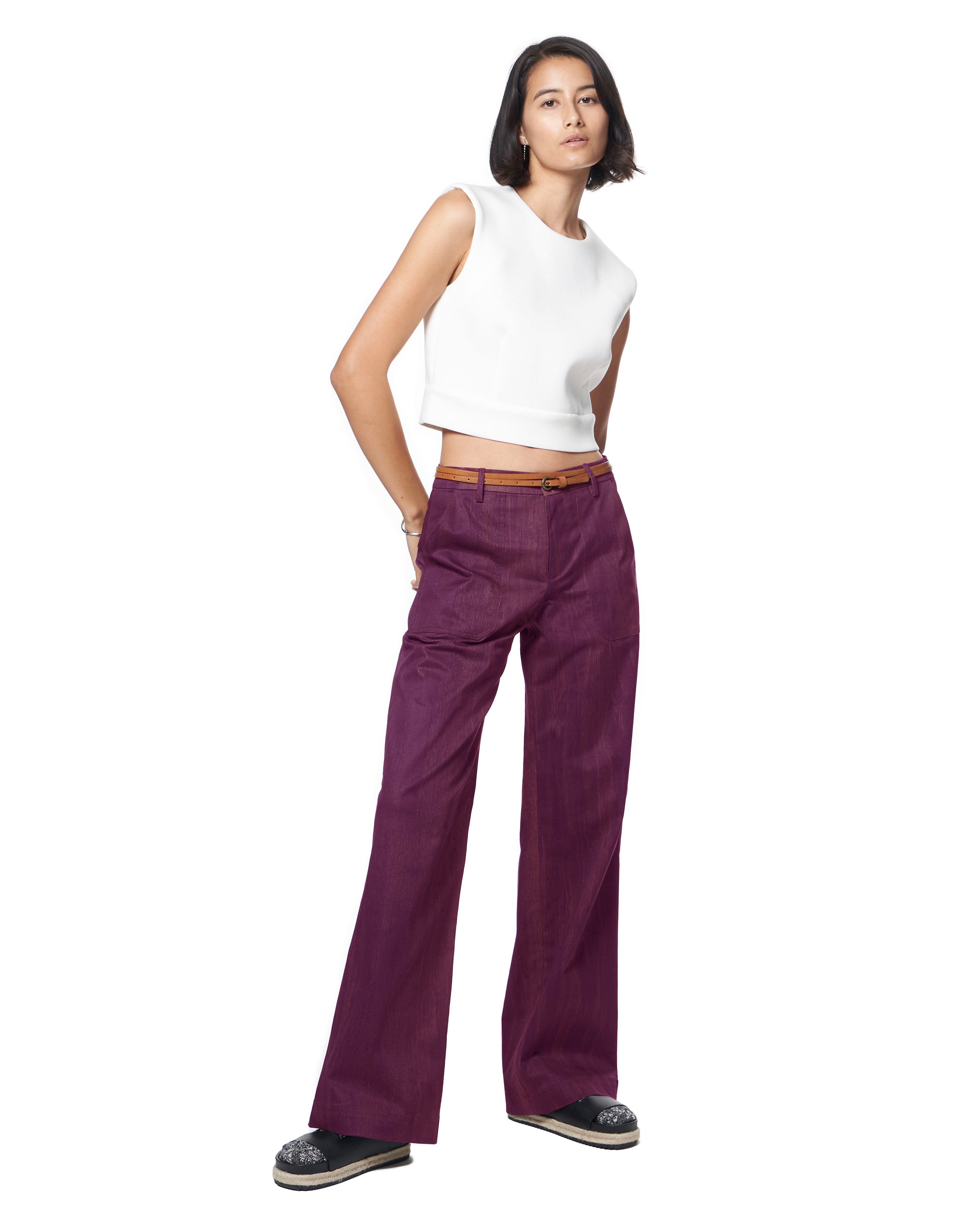 Tracee Pant | Merlot Grain