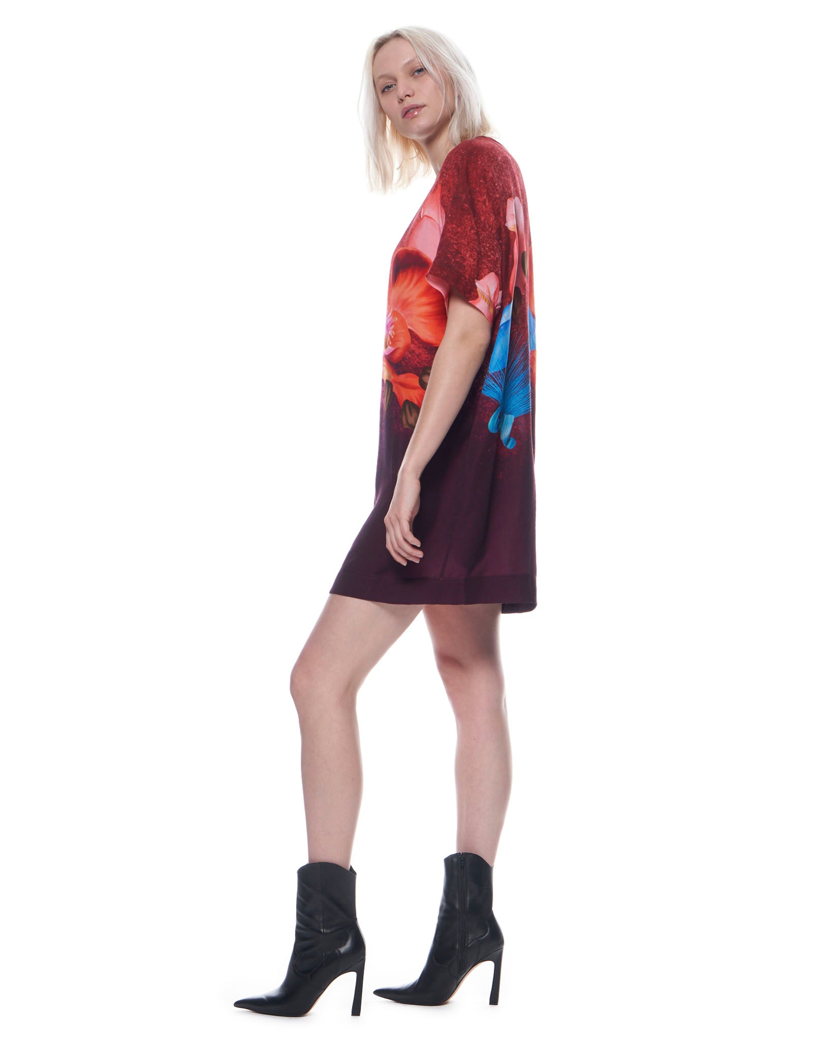 Maya Dress | Sangria Powdered Florals