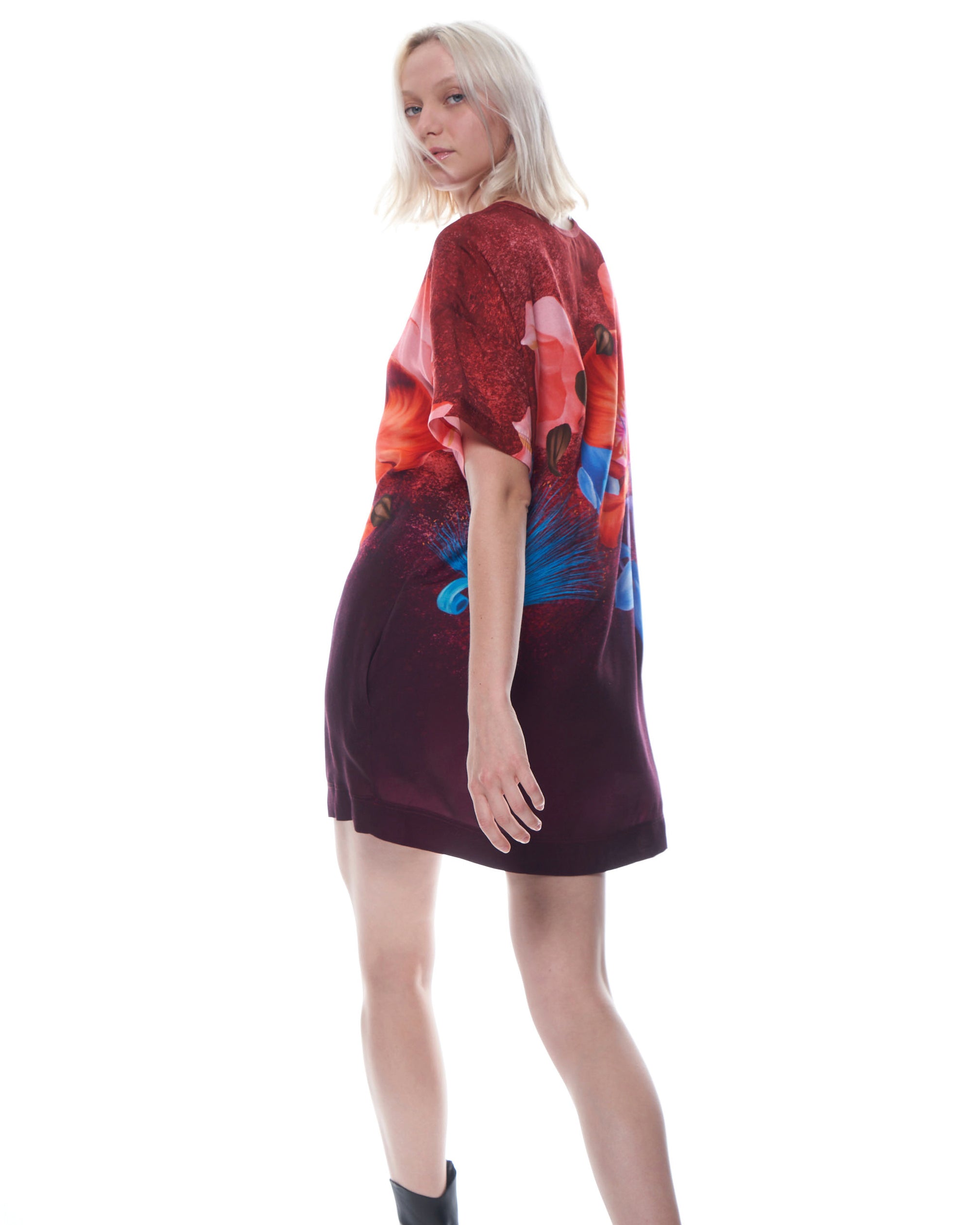 Maya Dress | Sangria Powdered Florals