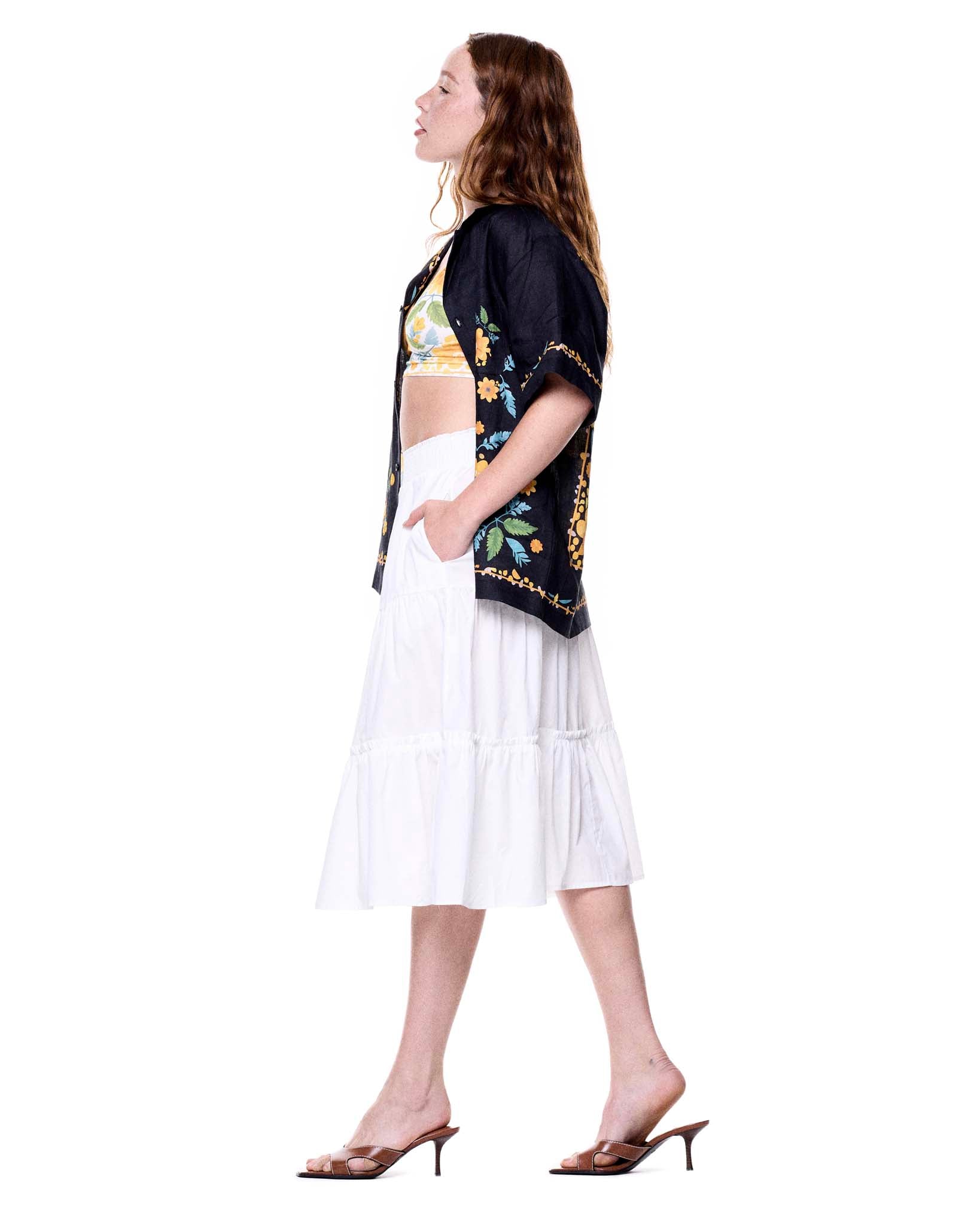 Daniel Camp Shirt | Black Sunflower