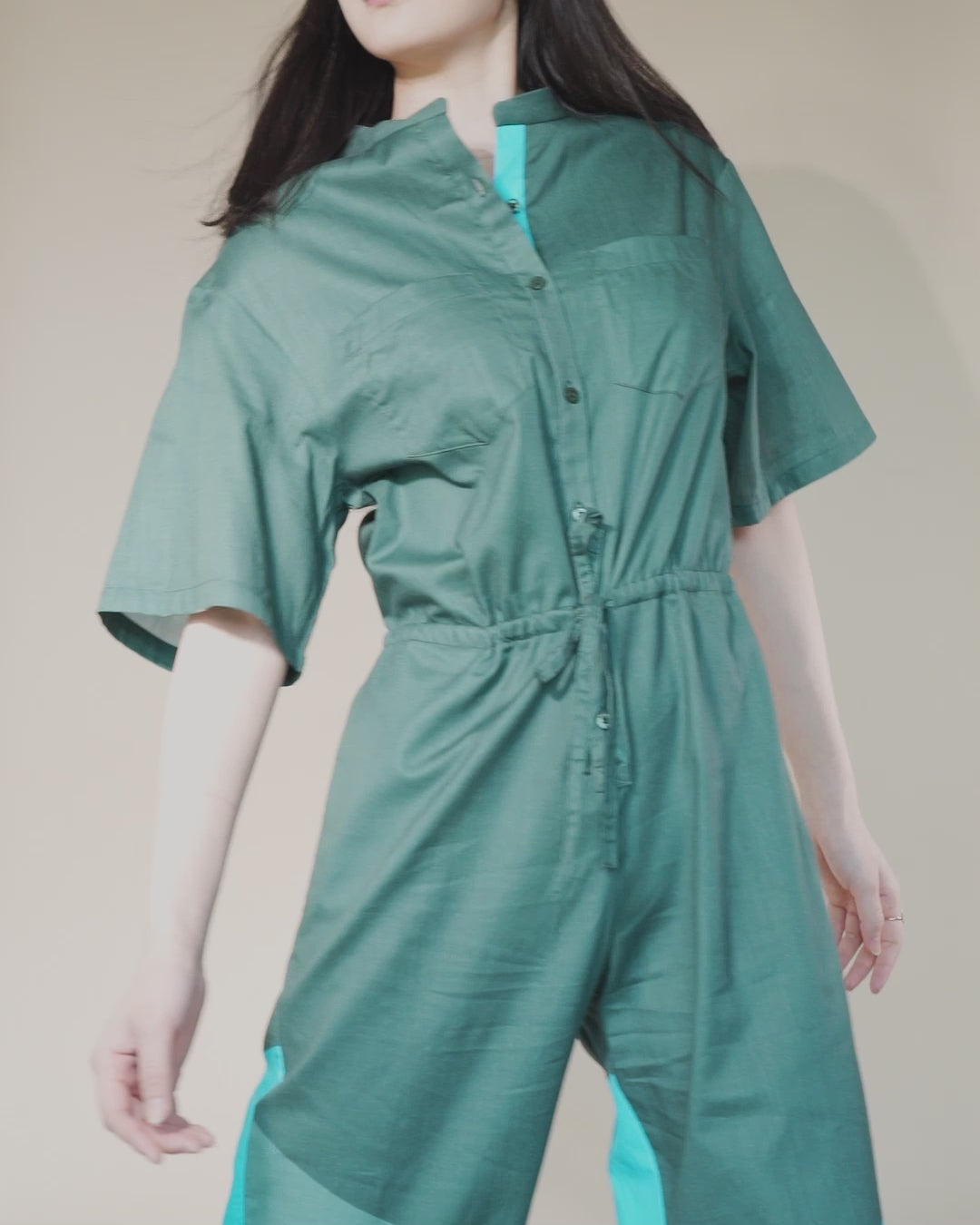 Issa Jumpsuit | Basil Cut Paper