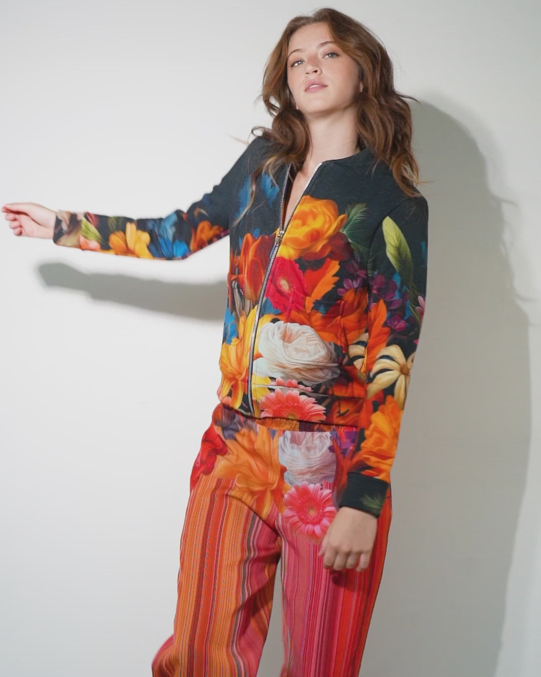 Bomber Cardigan | Spring Bouquet