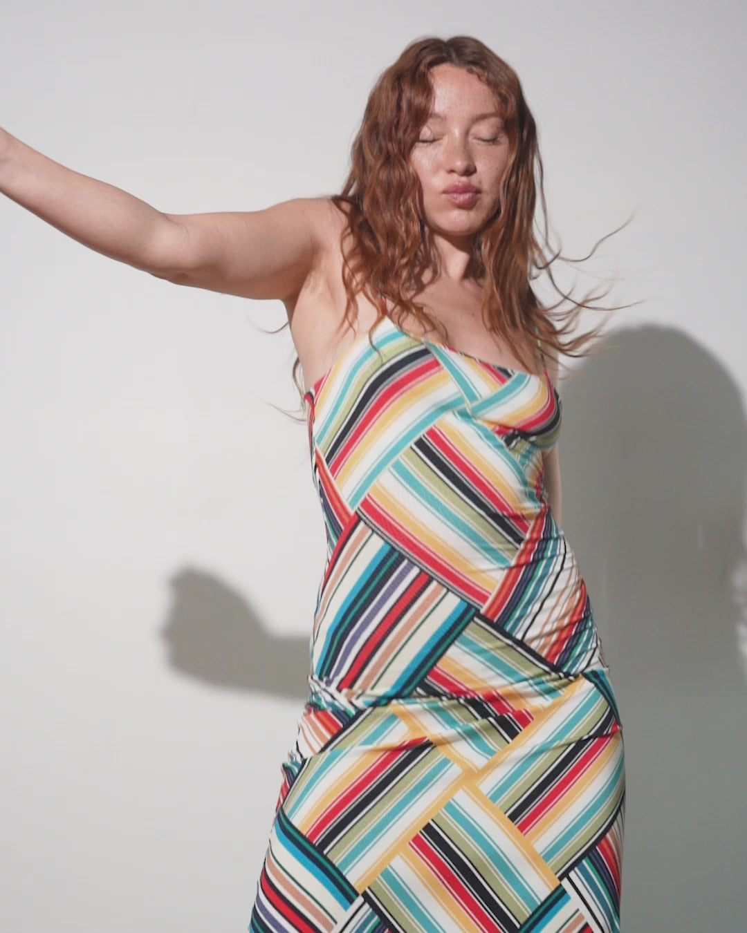 Hailey Dress | Quilted Stripe
