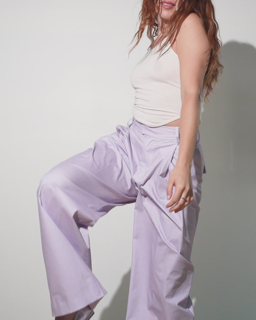 Leigh Trouser | Lilac