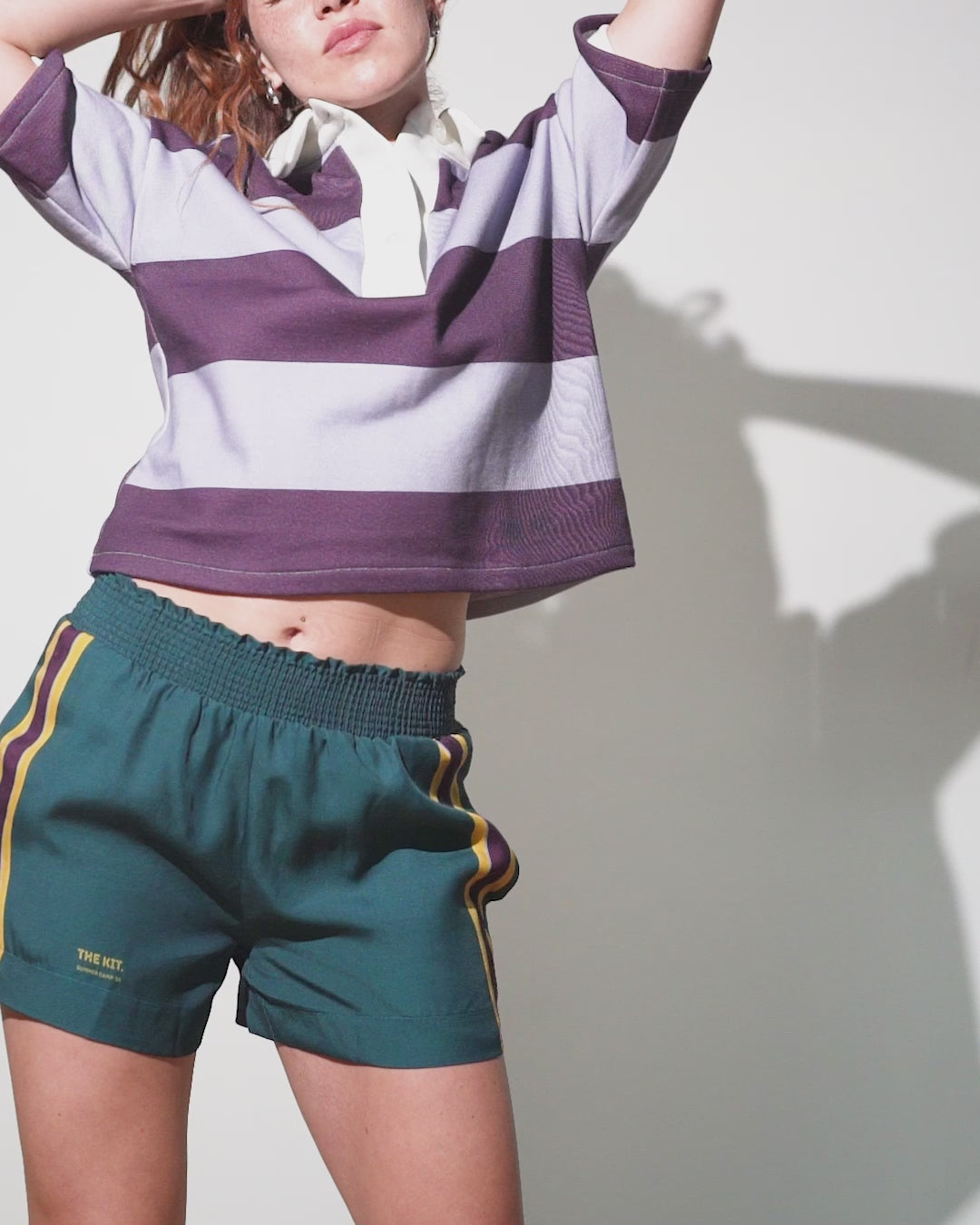 Billie Short | Forest Sport Stripe