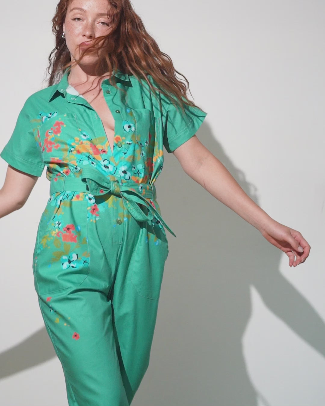 Dottie Jumpsuit | Jade Morning Blooms