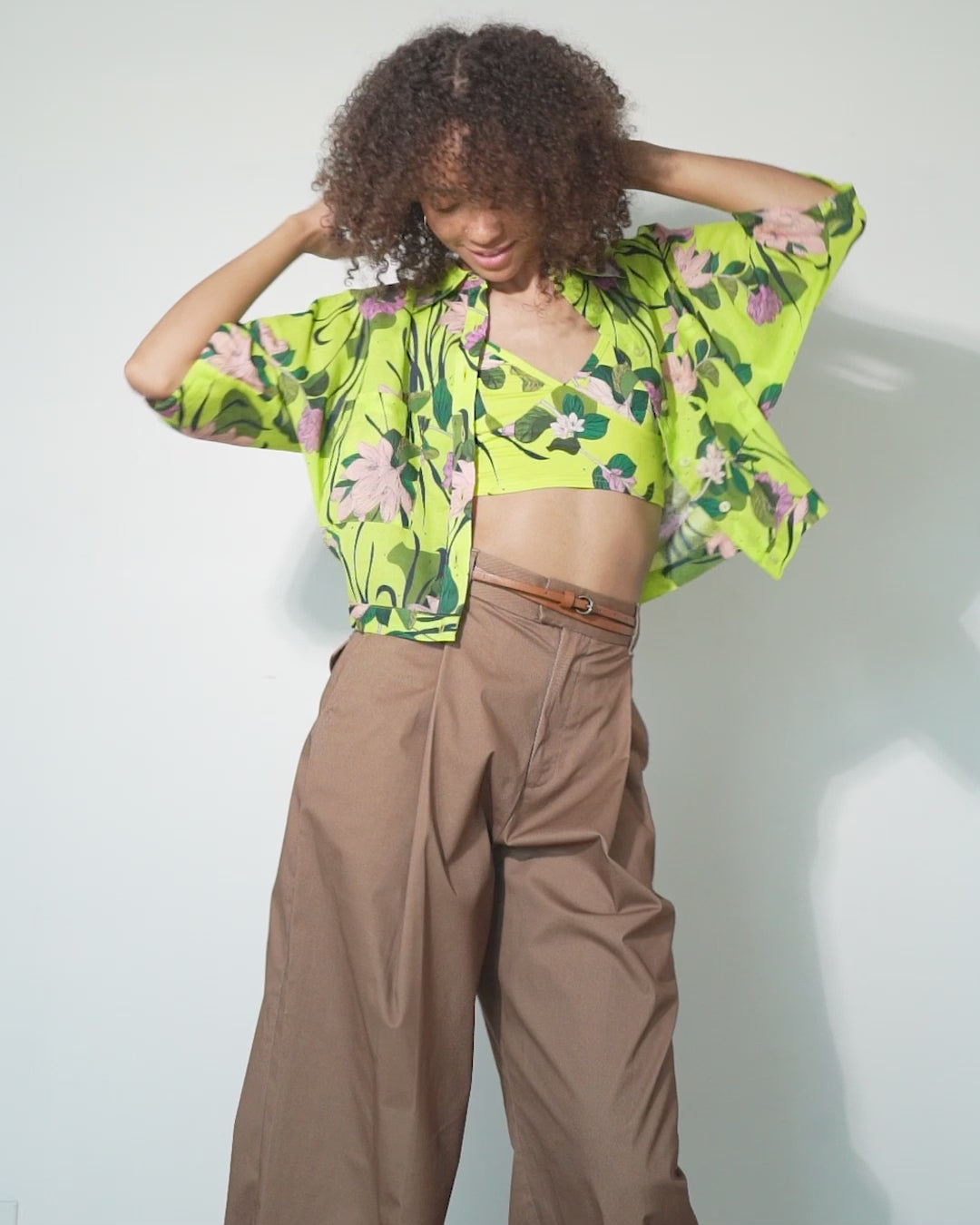 Bralette | Lime Beach Florals