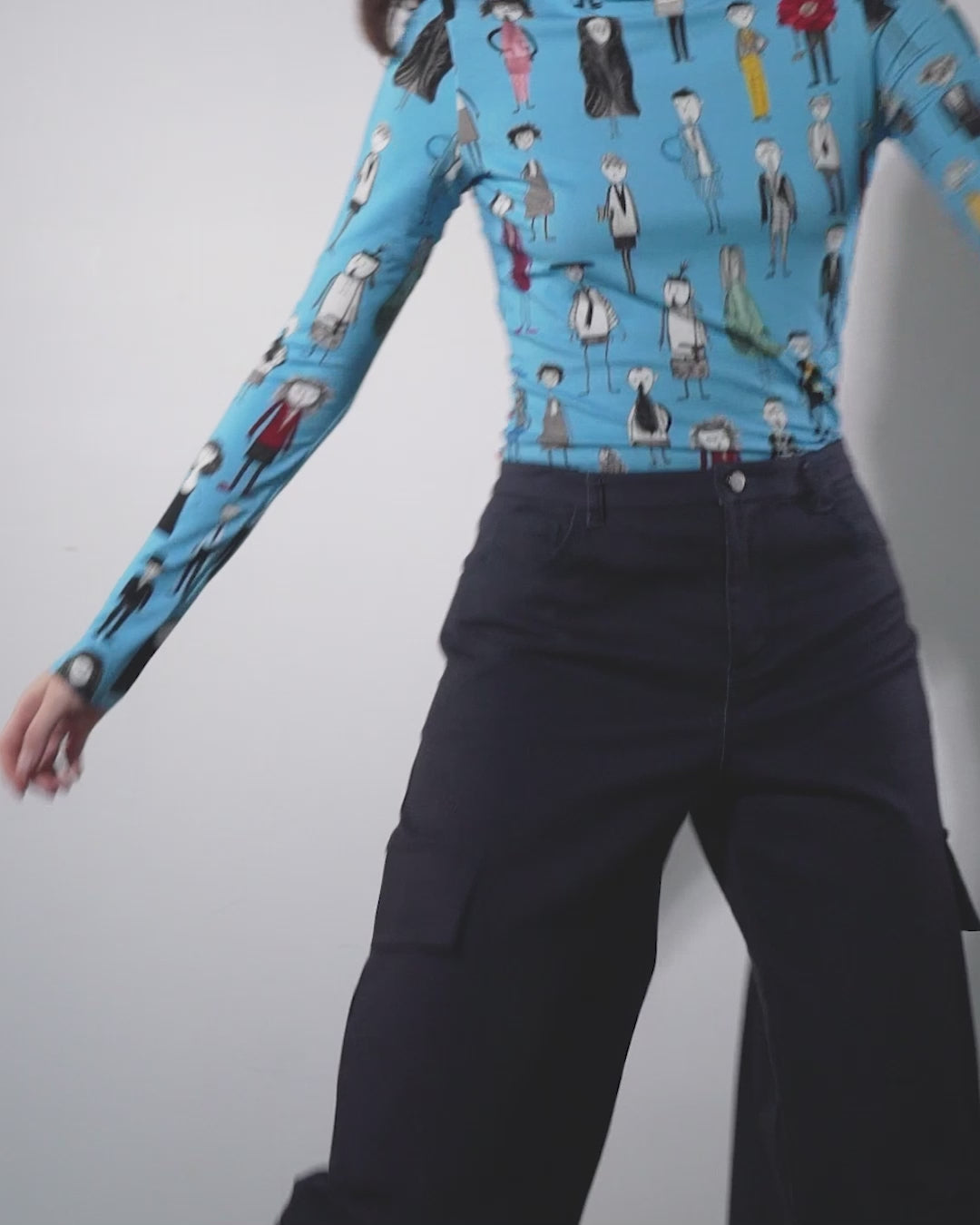 Kia Cargo Pant | Speckled Stone Blue
