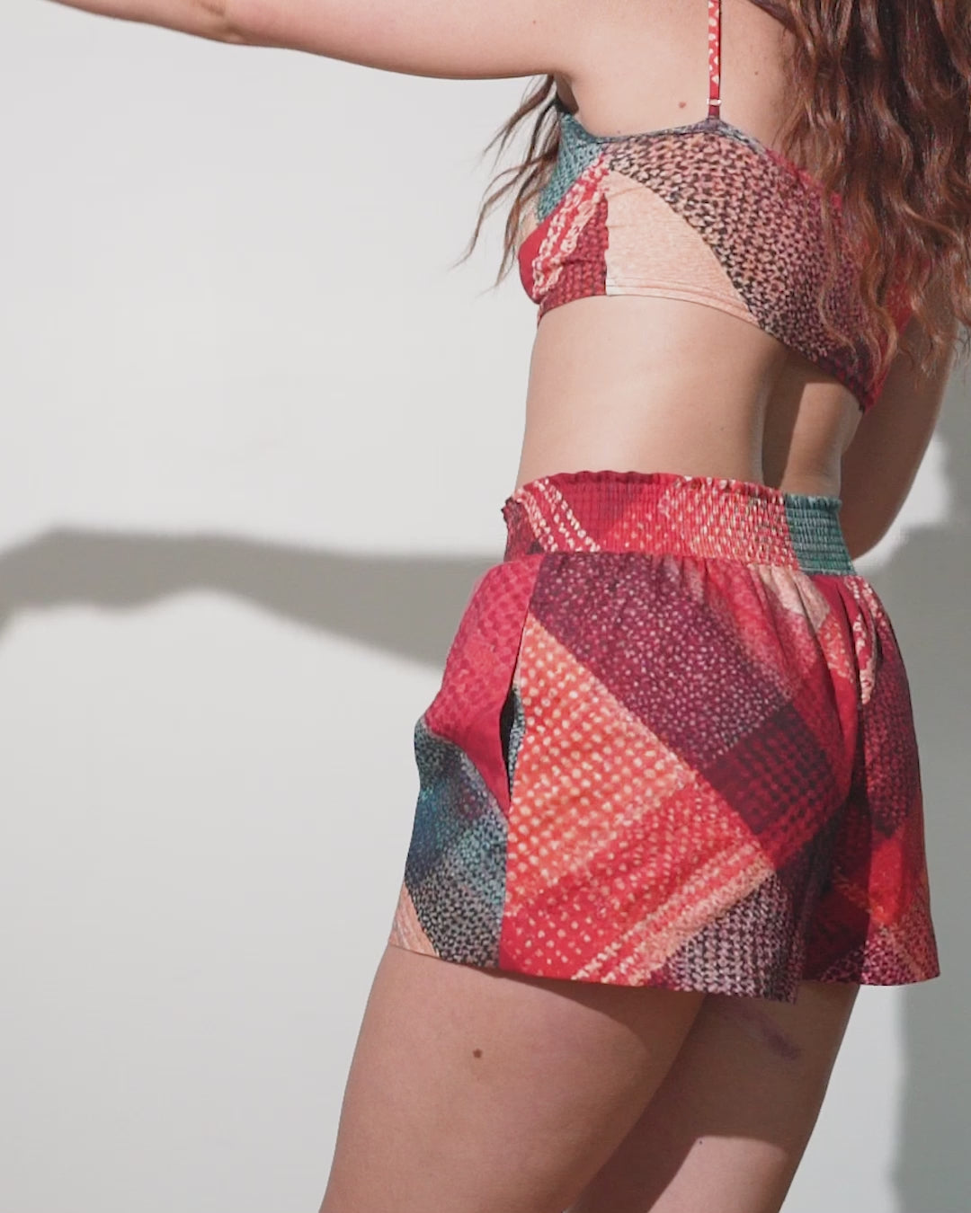 Billie Short | Sunset Camp Plaid