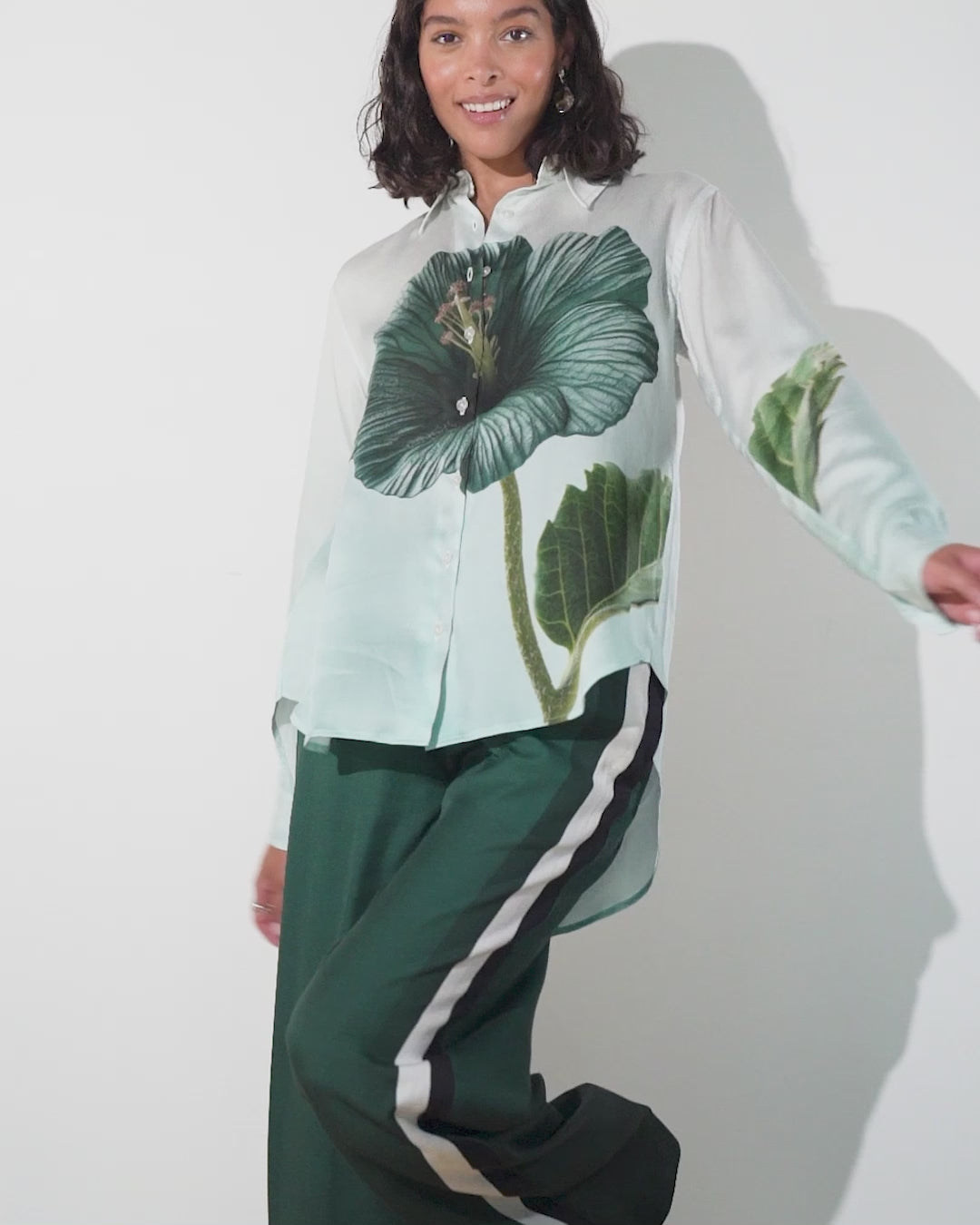 Billie Pant | Green Ombre