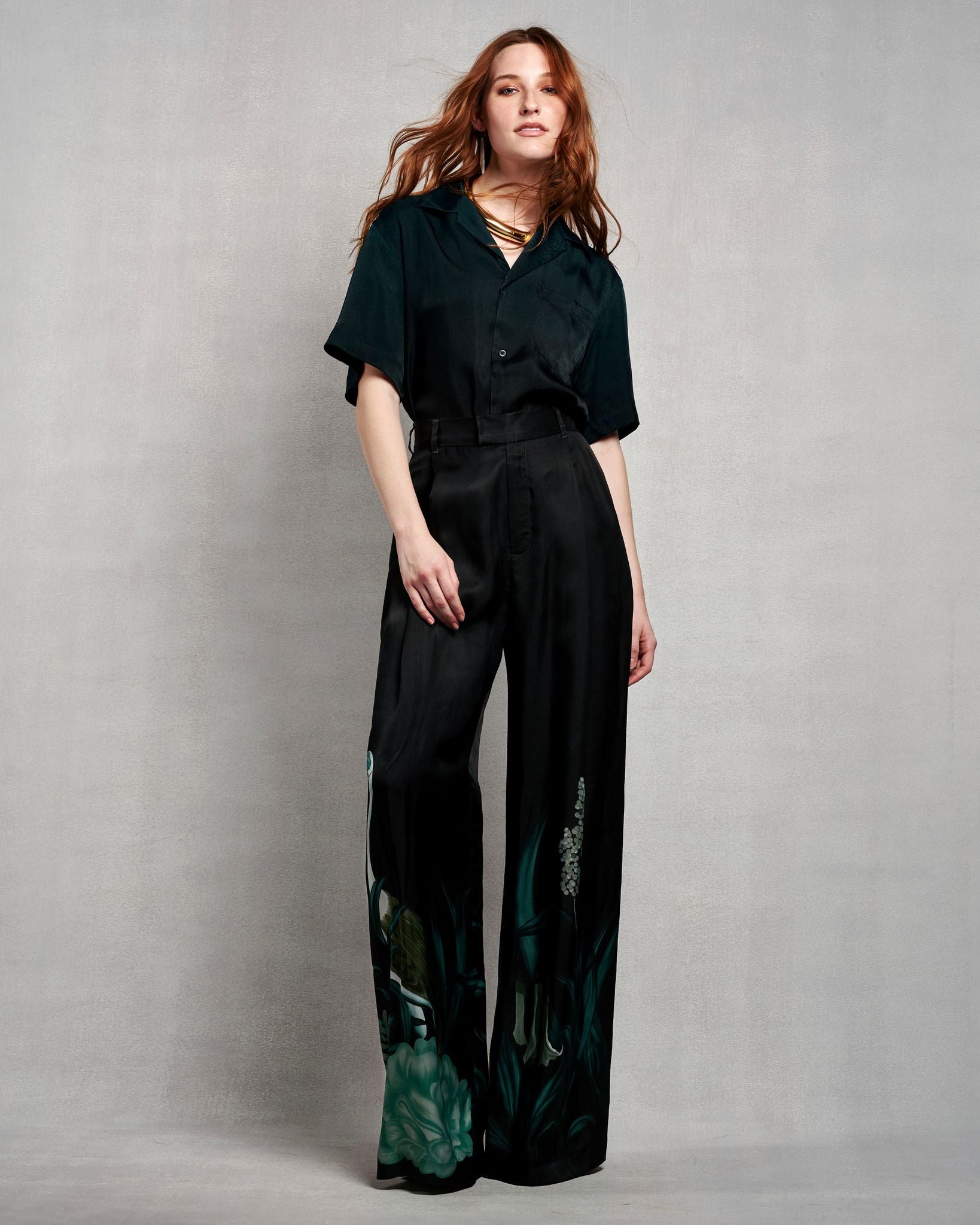 Leigh Trouser | Nighttime Garden