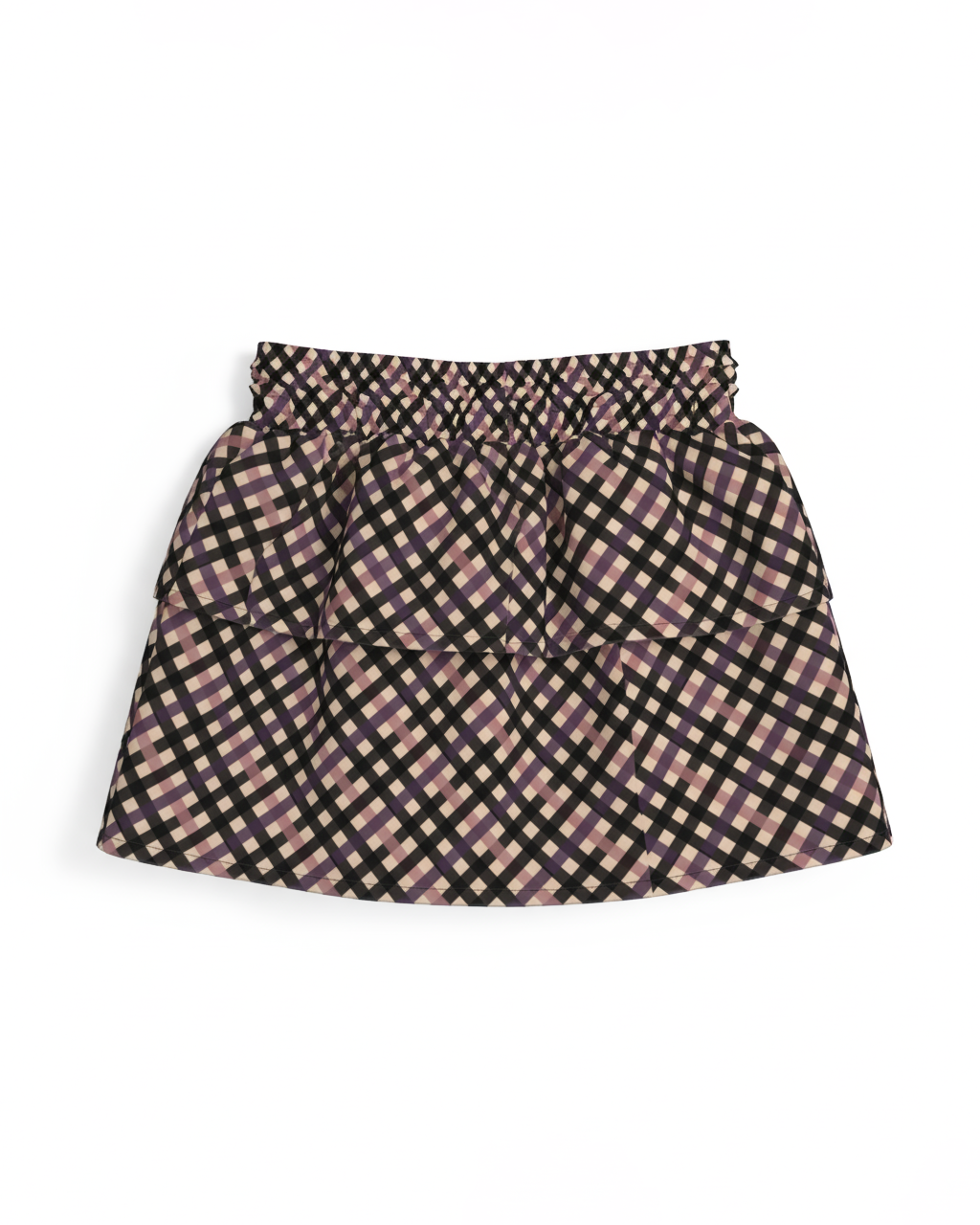KID Ruffle Skirt | Nocturne Gingham