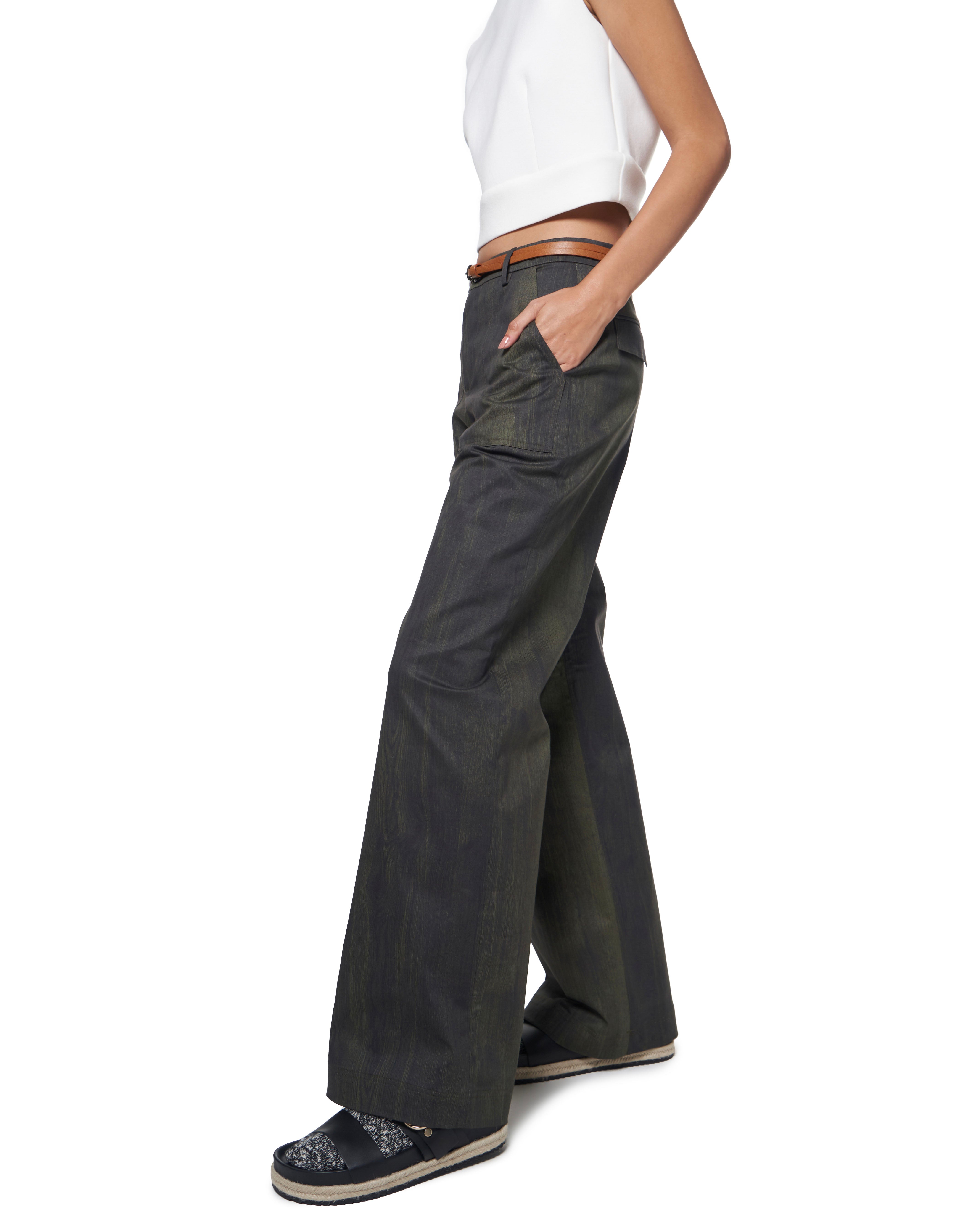 Tracee Pant | Olive Grain