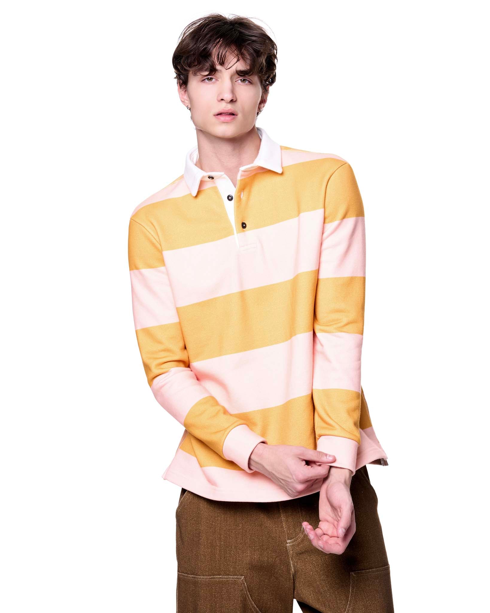 Kieran Rugby | Blush Dijon Stripe