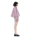 Claudia Dress | Pink Glen Plaid