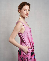 Laura Jumpsuit | Fuchsia Blooms