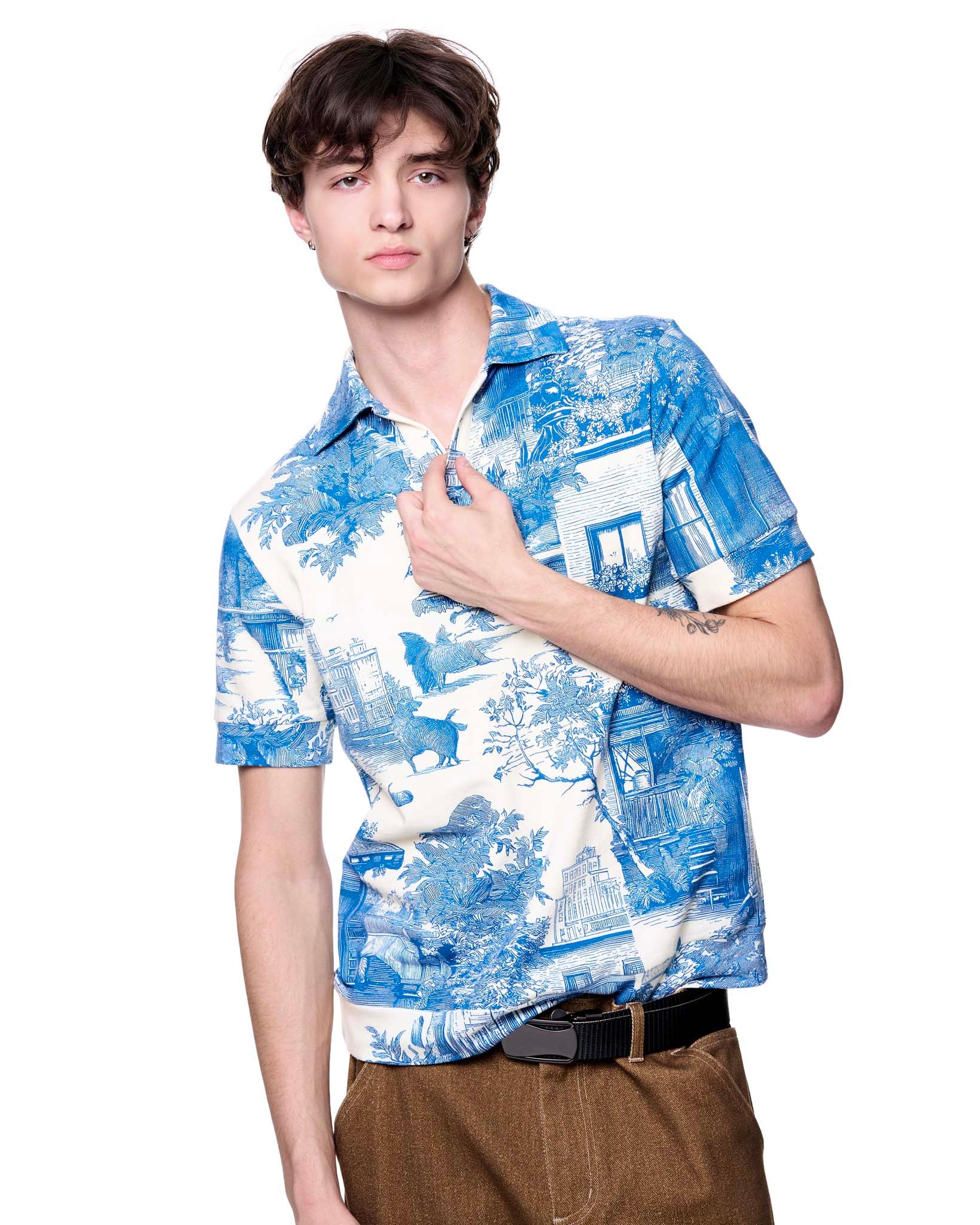 Andy Polo | Blue Toile