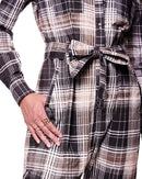 Stacy Jumpsuit | Stone Glen Plaid