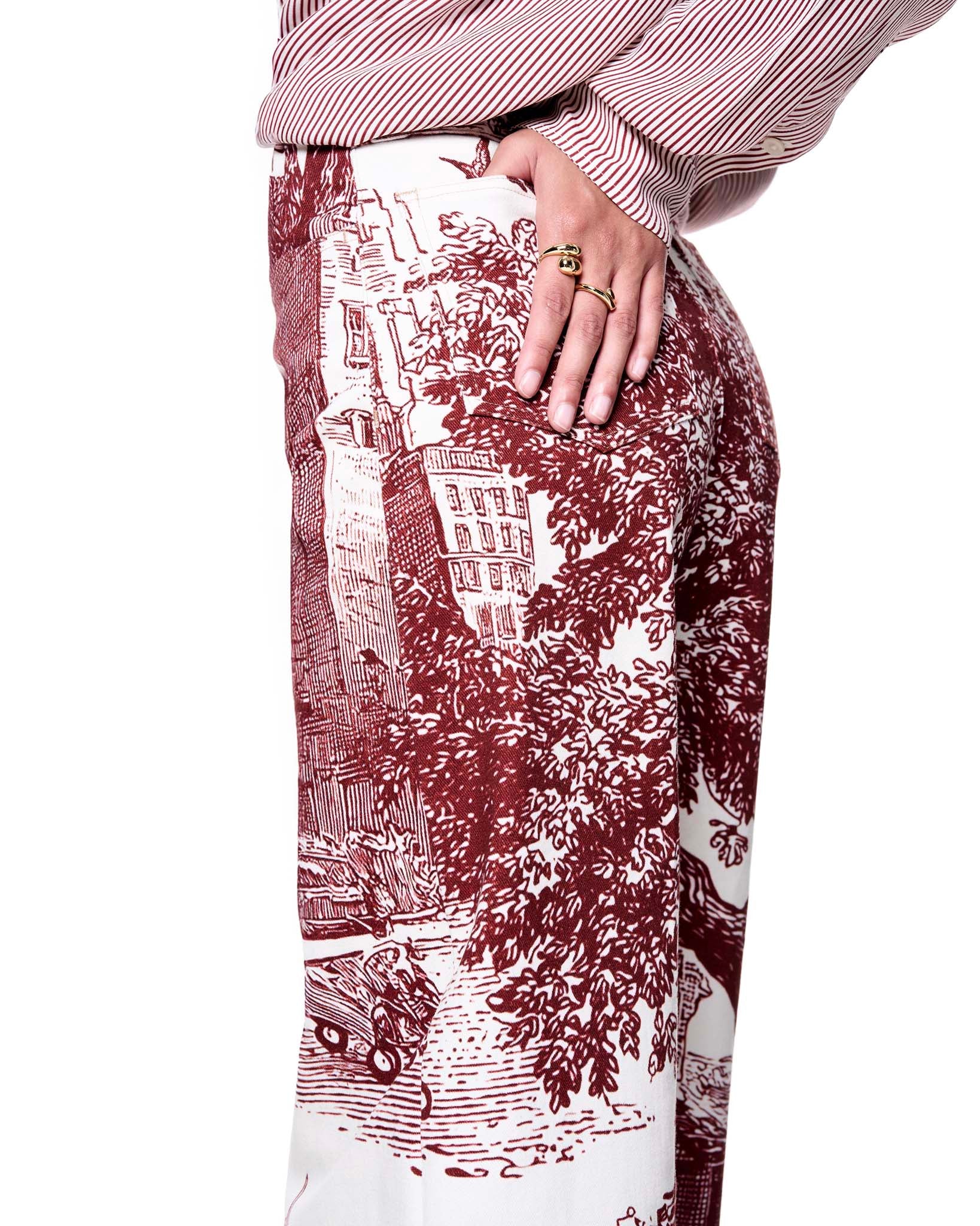 Nicole Jeans | Brick Toile