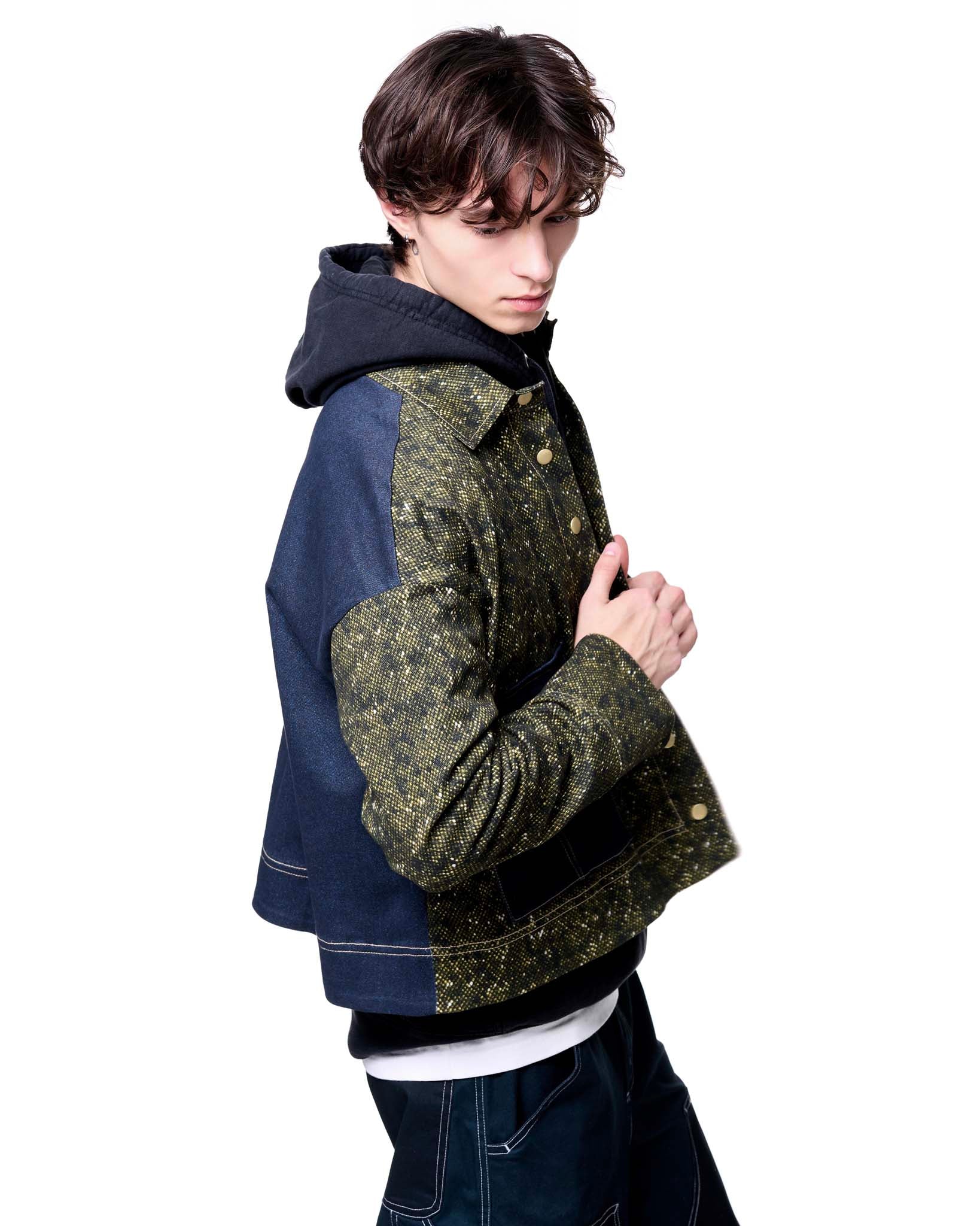 Mia Jacket | Flecked Pale Olive