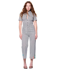 Heidi Jumpsuit | Nautical Summer Blooms