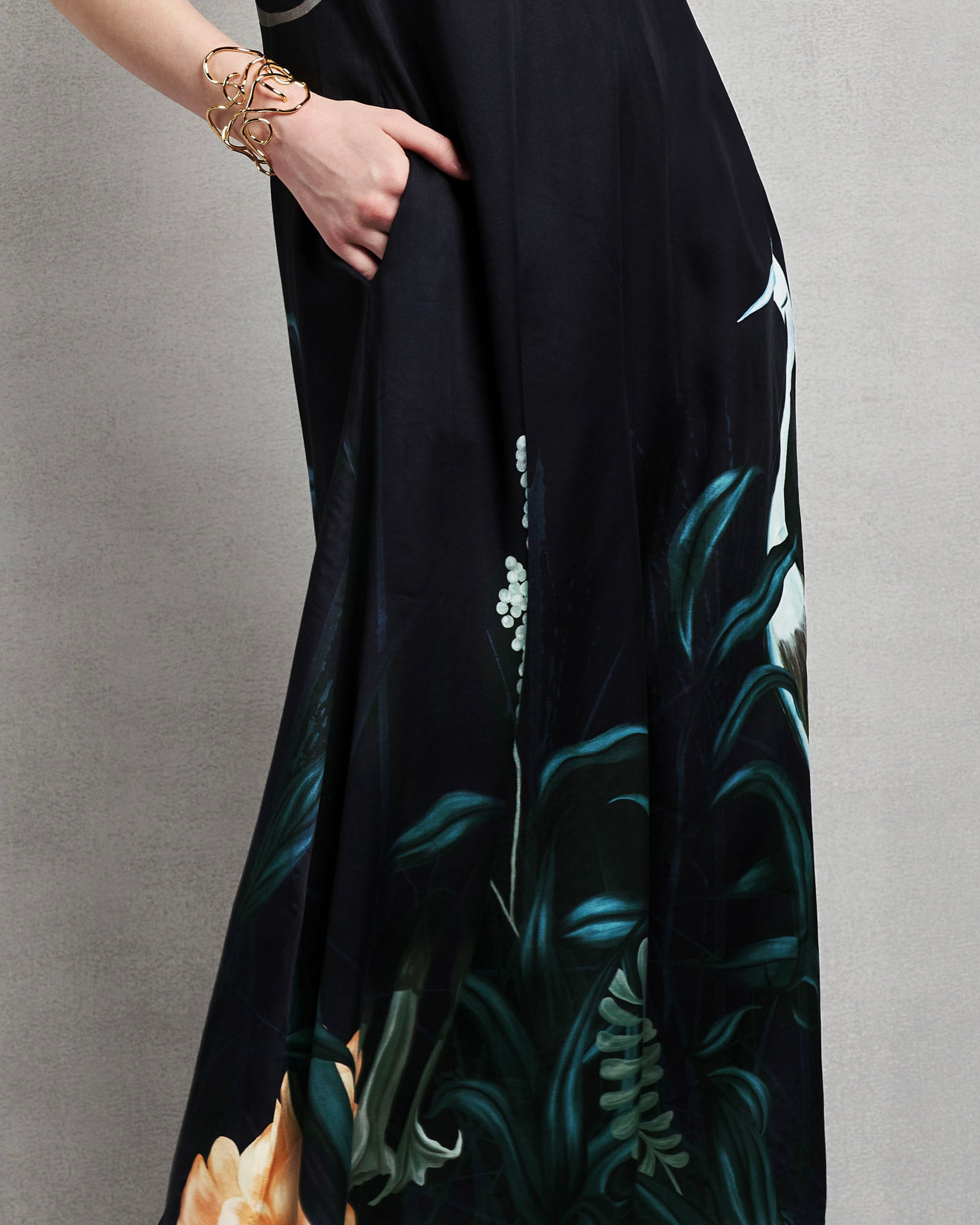 Laura Jumpsuit | Nighttime Garden