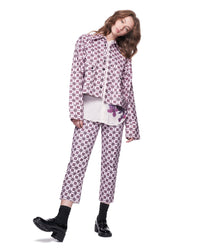 Cropped Alexa Jean | Berry Glen Plaid
