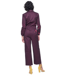 Alex Jumpsuit | Eggplant