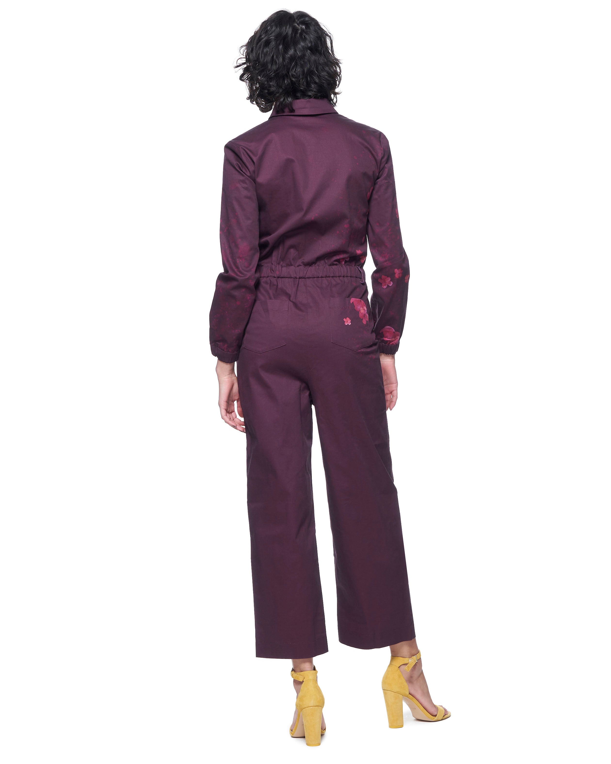 Alex Jumpsuit | Eggplant