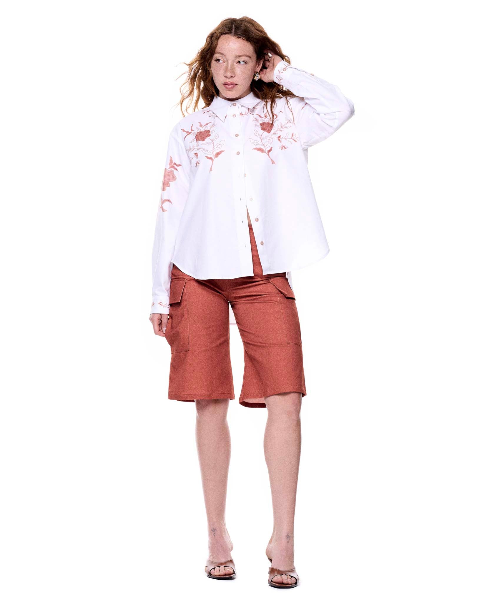 Annie Shirt | Brass Stitch Florals