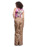 Sleeveless Turtleneck | Magenta Aspergillus