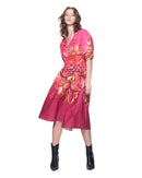 Sophia Dress | Magenta Kirigami