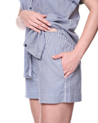 Billie Short | Navy Prep Stripe