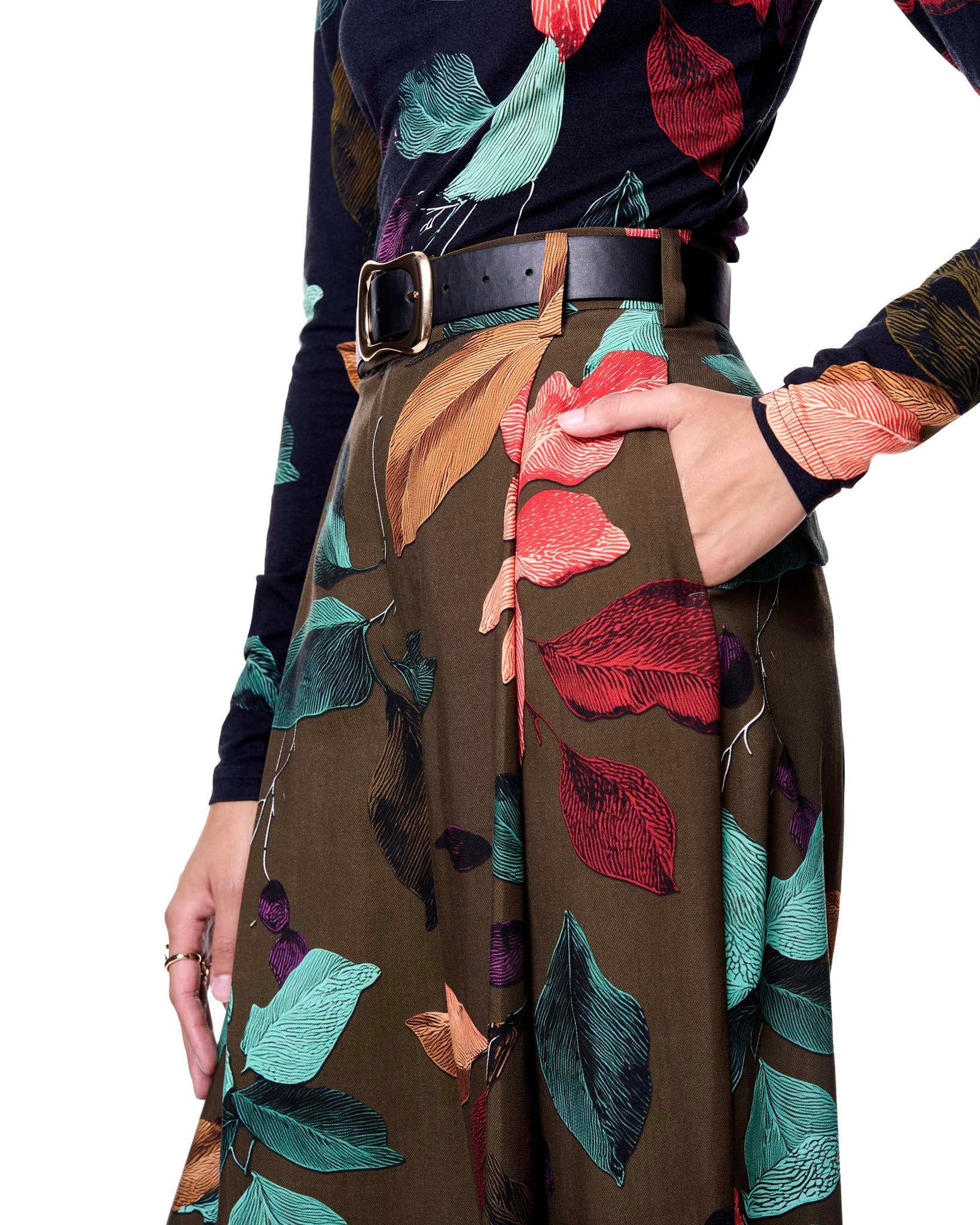 Frankie Trouser | Olive Harvest Florals
