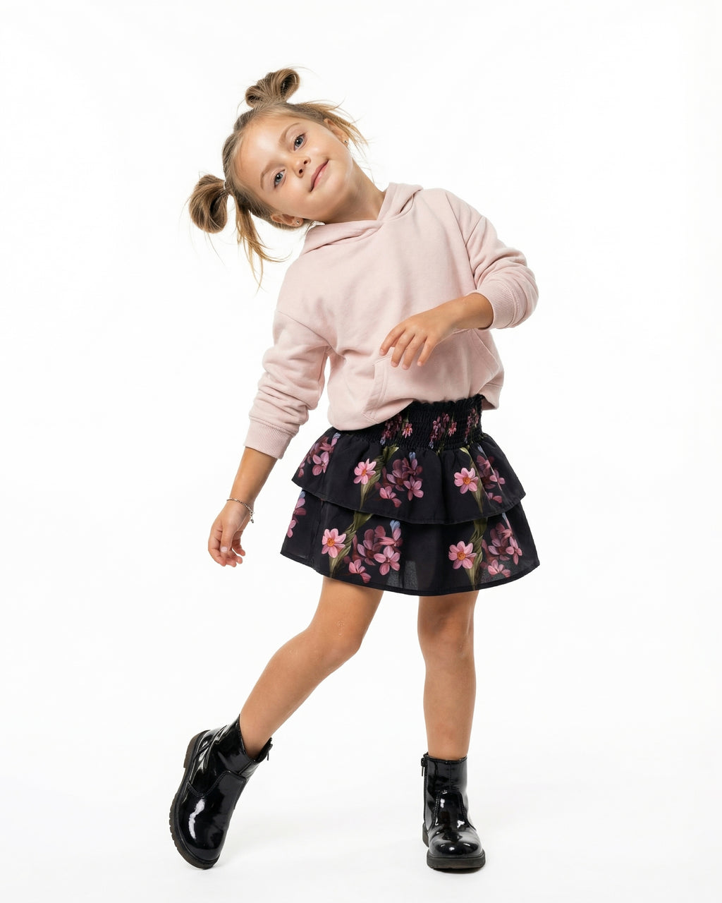 KID Ruffle Skirt | Autumn Bouquet