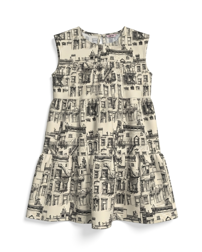 KID Ruffle Dress | Brooklyn
