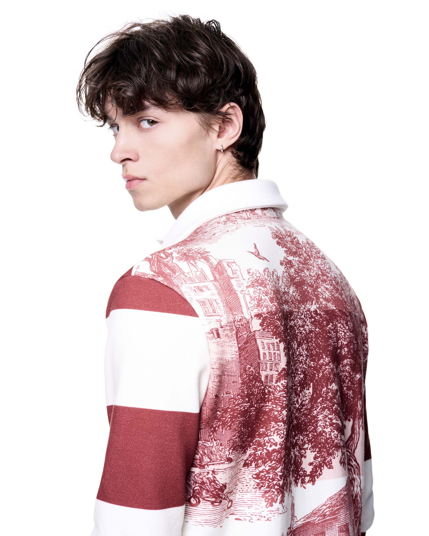 Kieran Rugby | Brick Toile Stripe