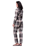 Stacy Jumpsuit | Stone Glen Plaid
